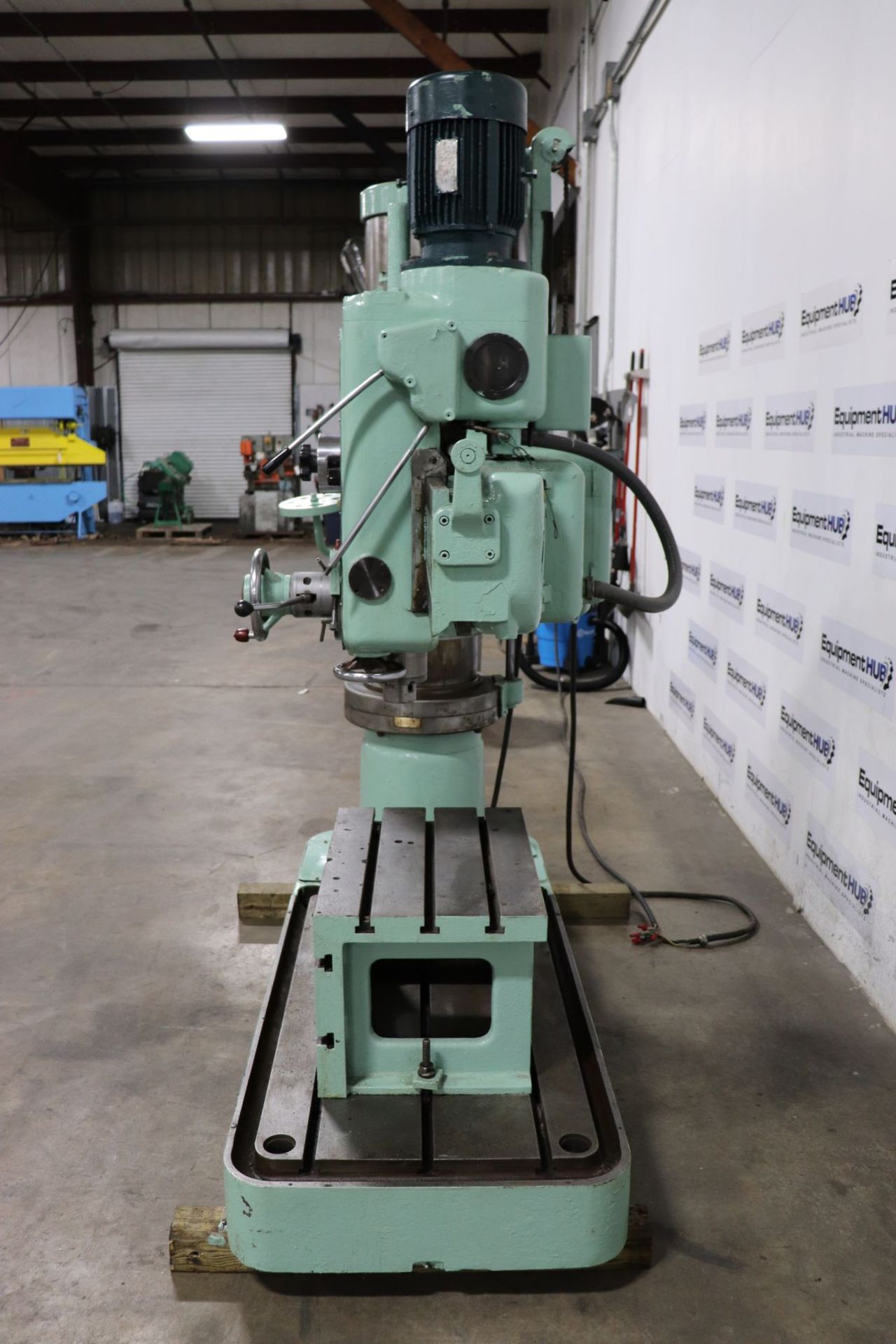 Ooya RE-1225H 4′ x 13″ Drilling & Tapping Radial Arm Drill - Image 9 of 11