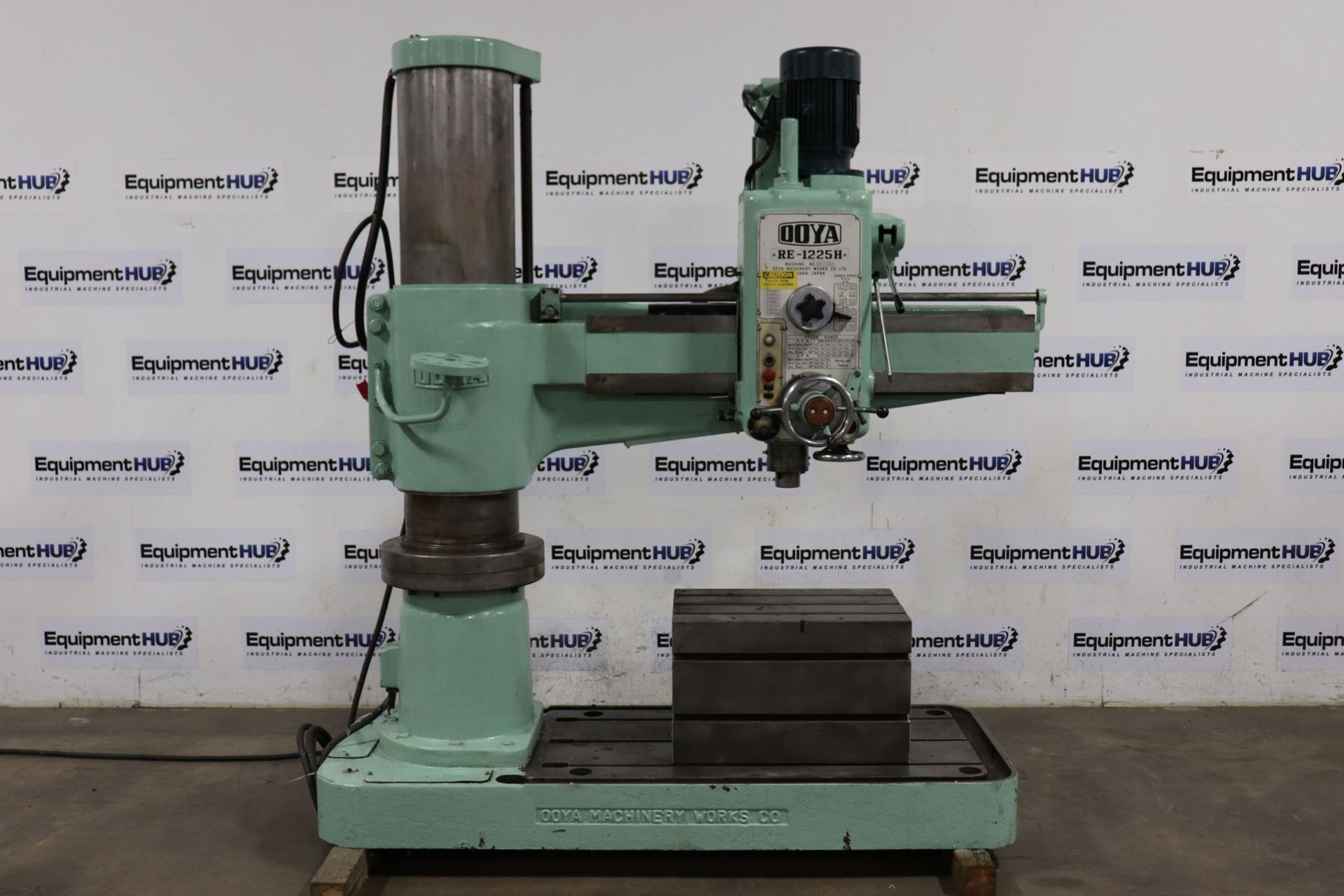 Ooya RE-1225H 4′ x 13″ Drilling & Tapping Radial Arm Drill