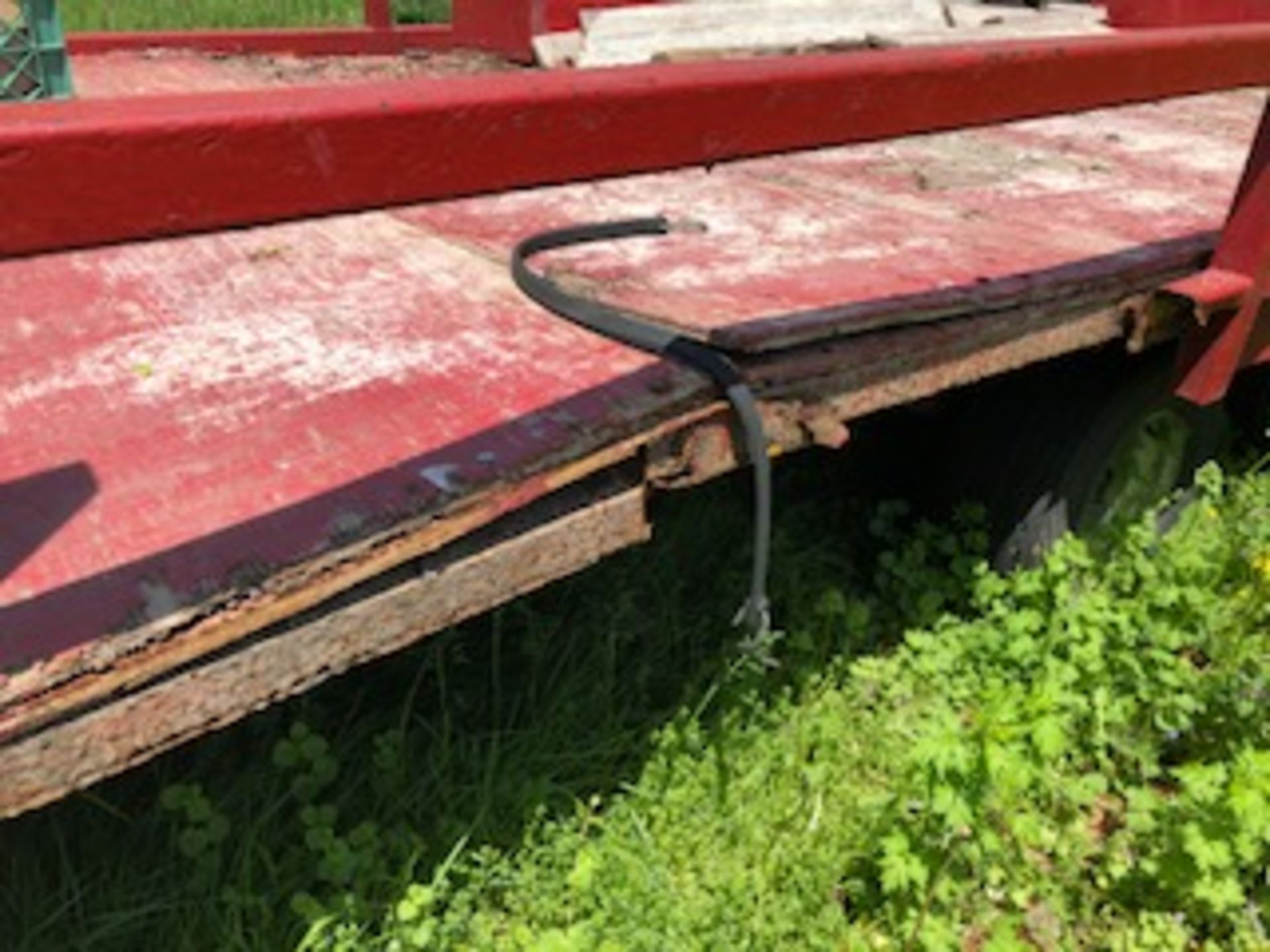 Utility Trailer, Homemade 16', Pintol Hitch - Image 6 of 6