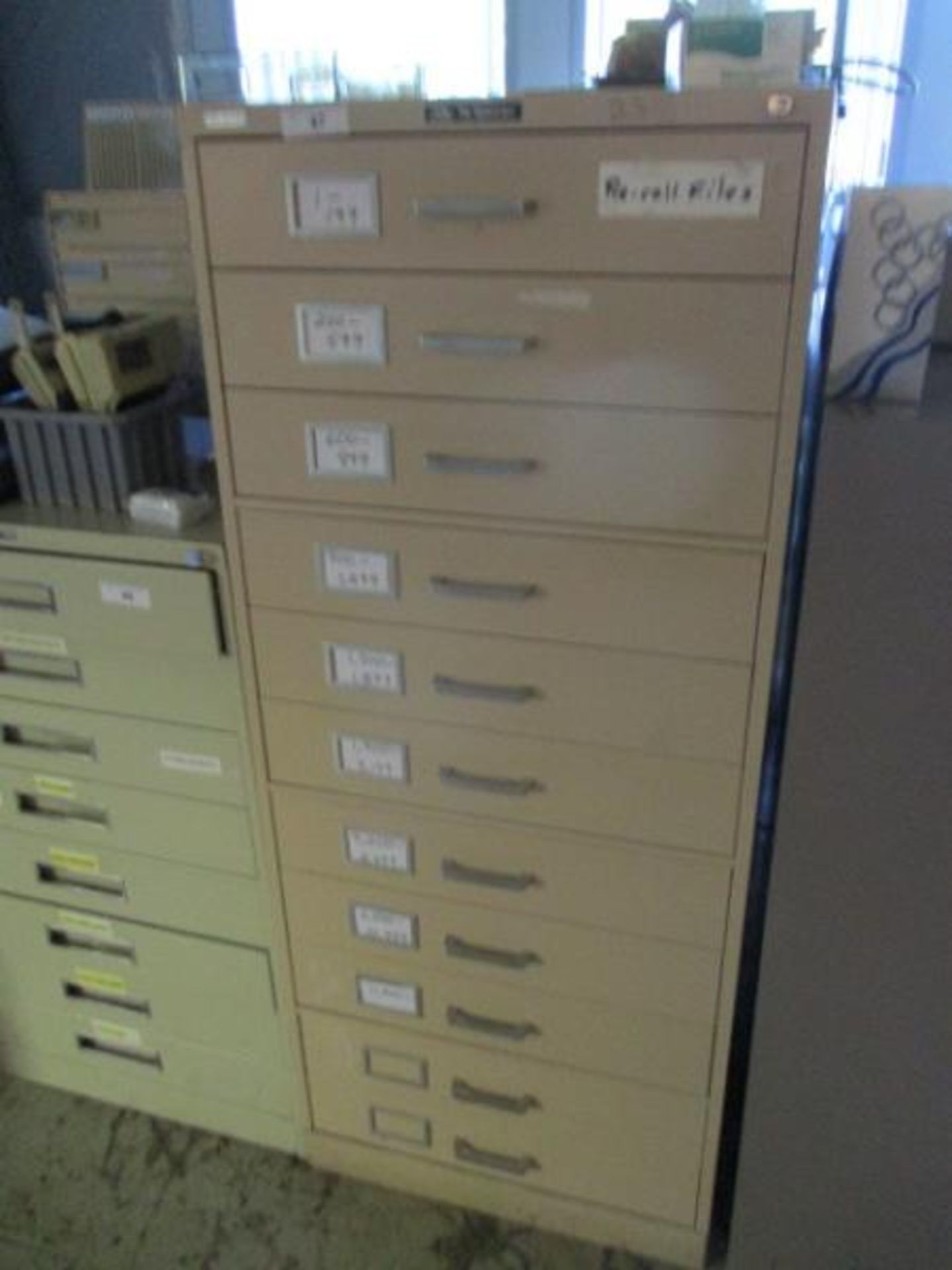 11 Drawer Cabinet, University Microfilms Intl, "The Space Saver"