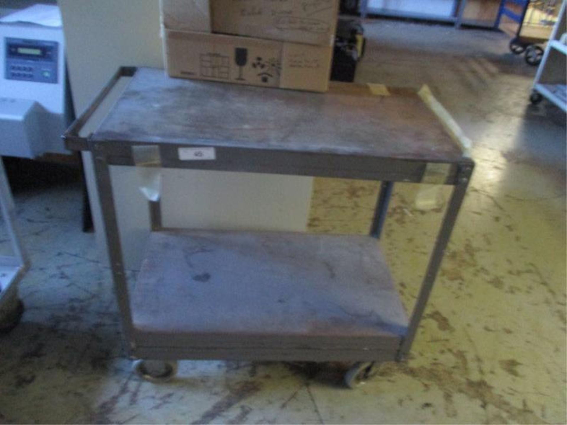 2 Shelf Metal Cart