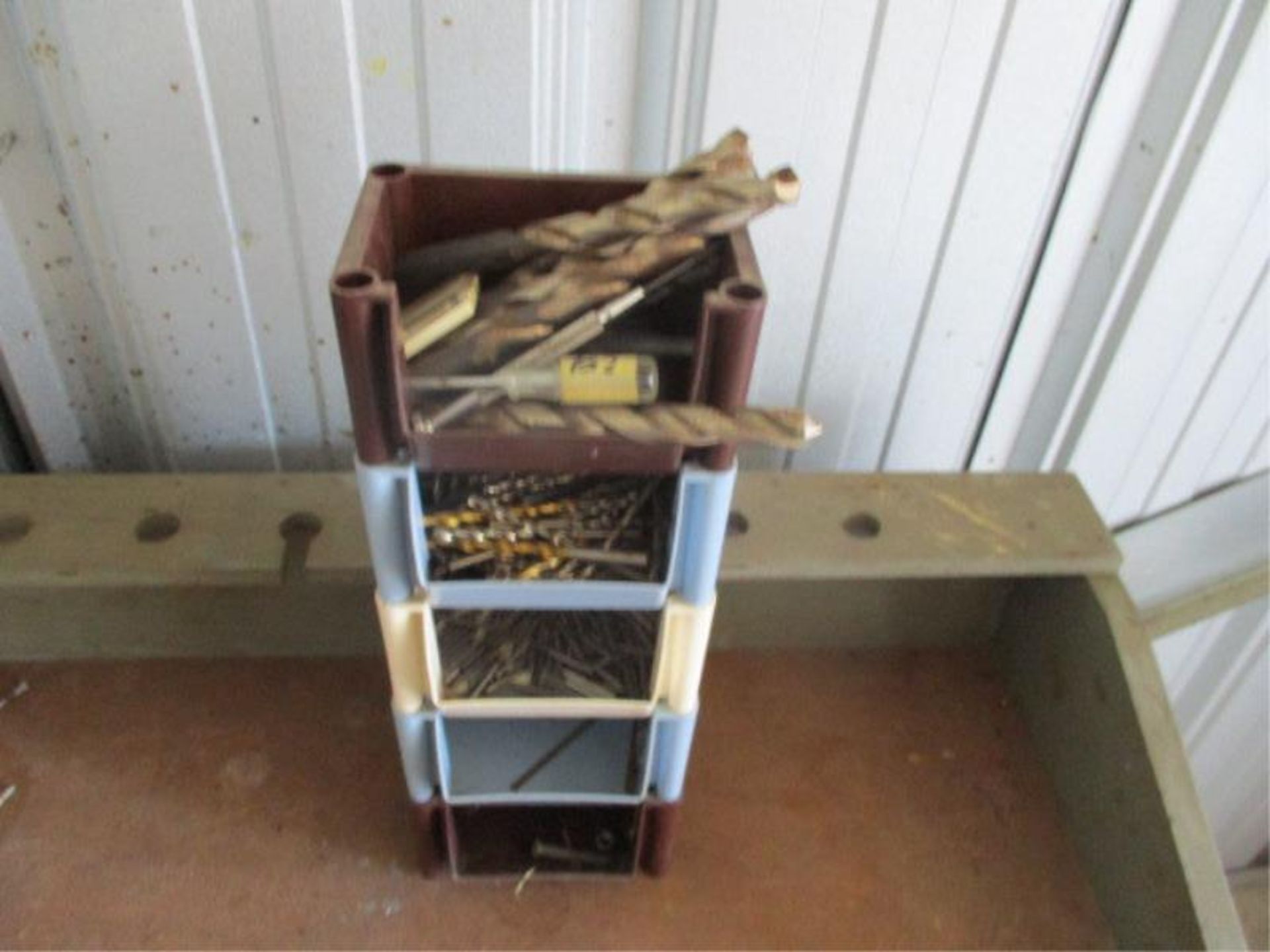 Tool Table w/ Drill Bits - Image 2 of 2