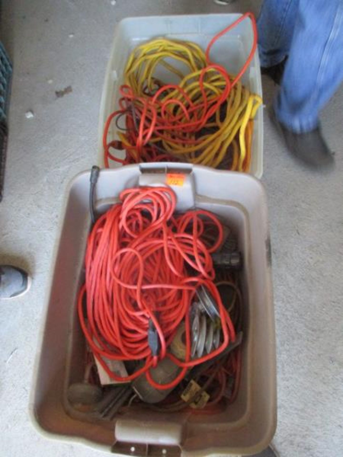 (2) Totes of Extension Cords