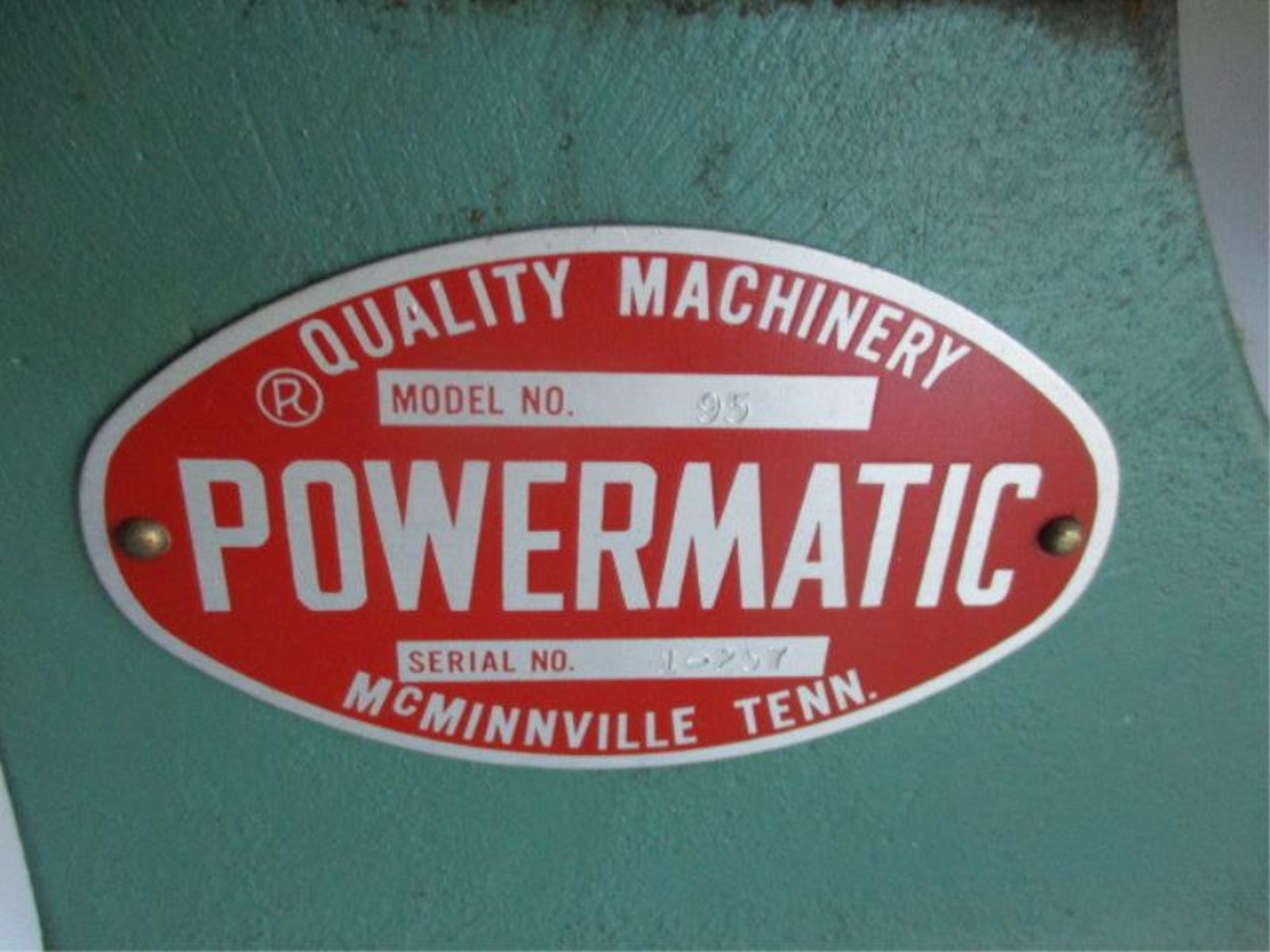 Powermatic Scroll Saw, Model: 95, 110 Volt - Image 3 of 4