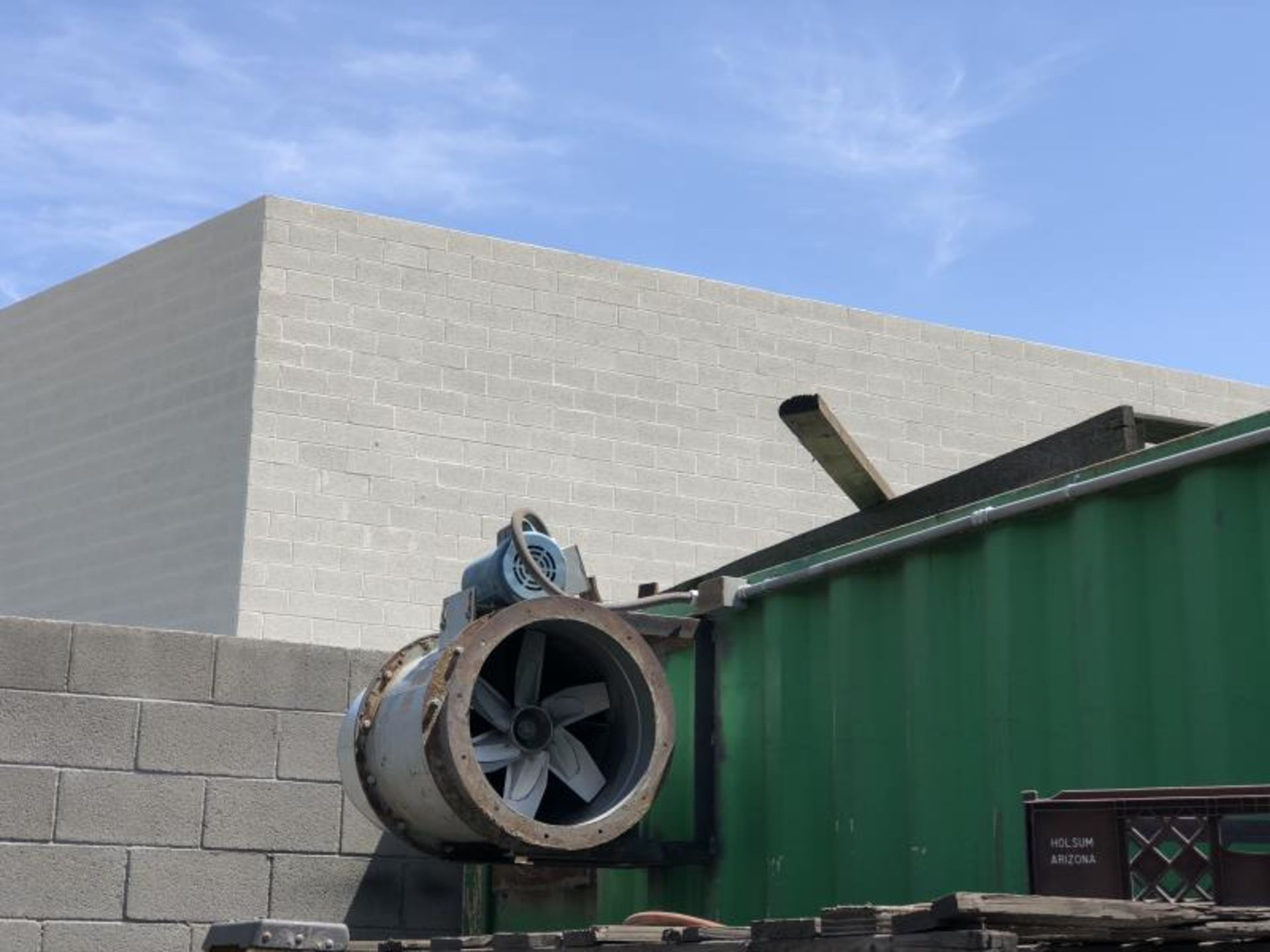 Land & Sea Container converted to sand blast room, 20' - Image 2 of 6