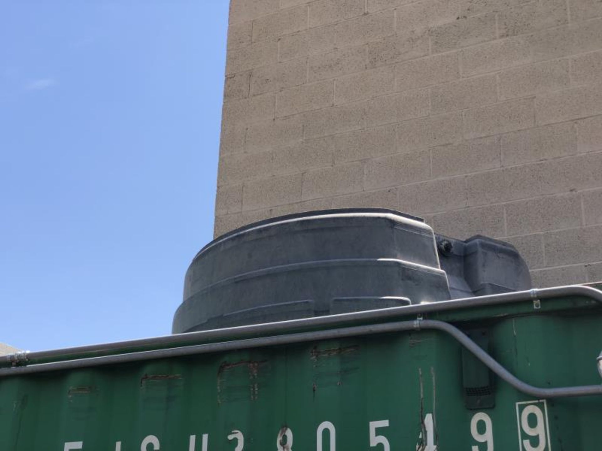 Land & Sea Container converted to sand blast room, 20' - Image 3 of 6