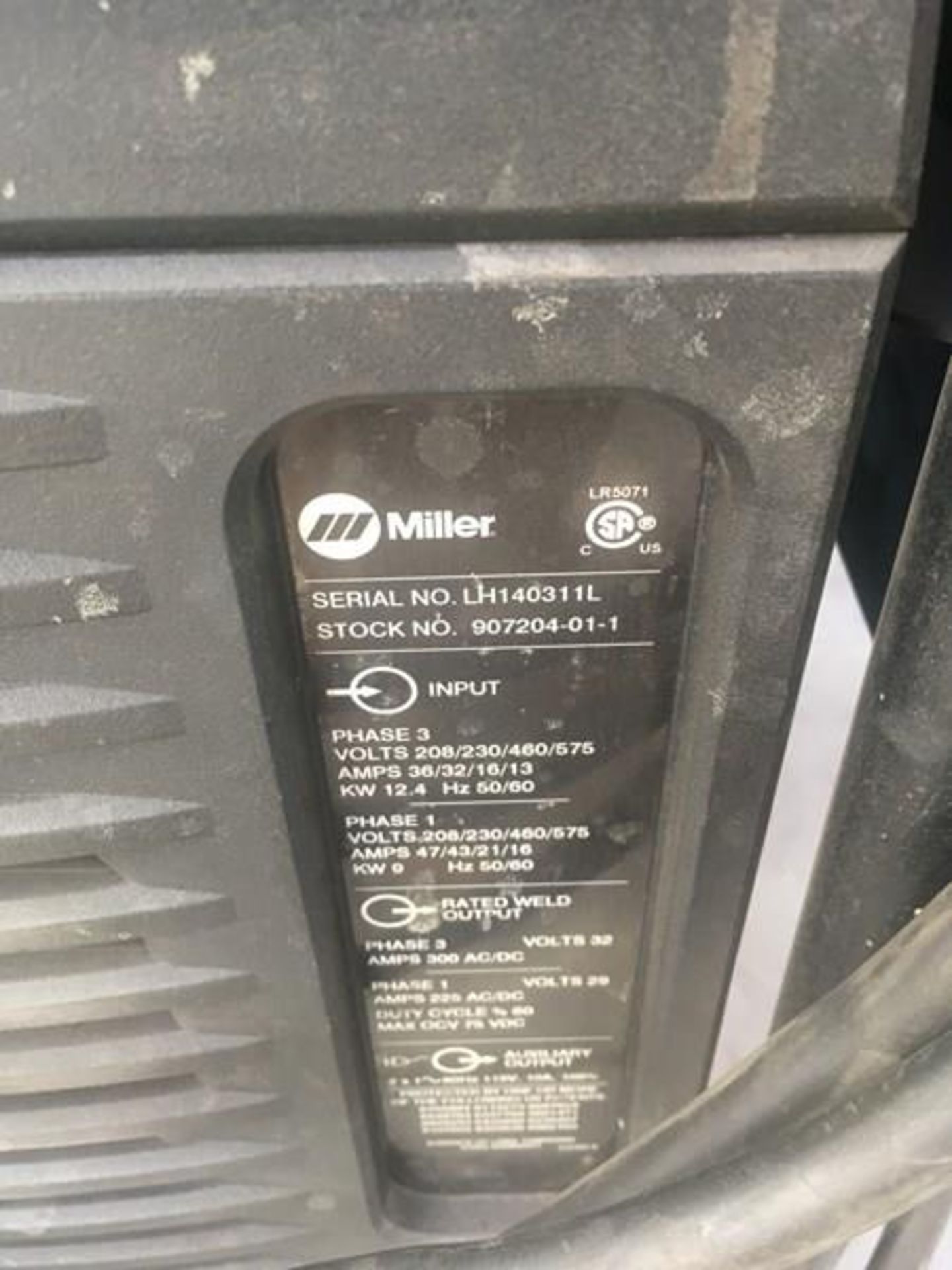 Welder: Miller Dynasty 350 Welder, SN: LH140311L - Image 2 of 11