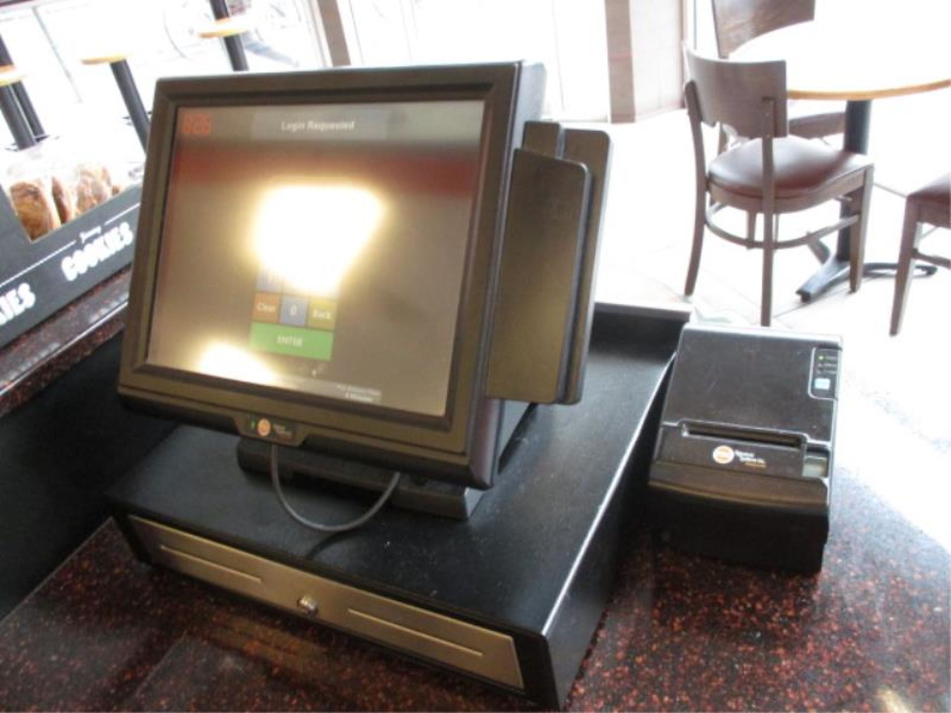 POS System by PDQ / Signature Systems, w/ (2) Touch Screen Counter Terminals, (2) Metal Cash - Image 8 of 8