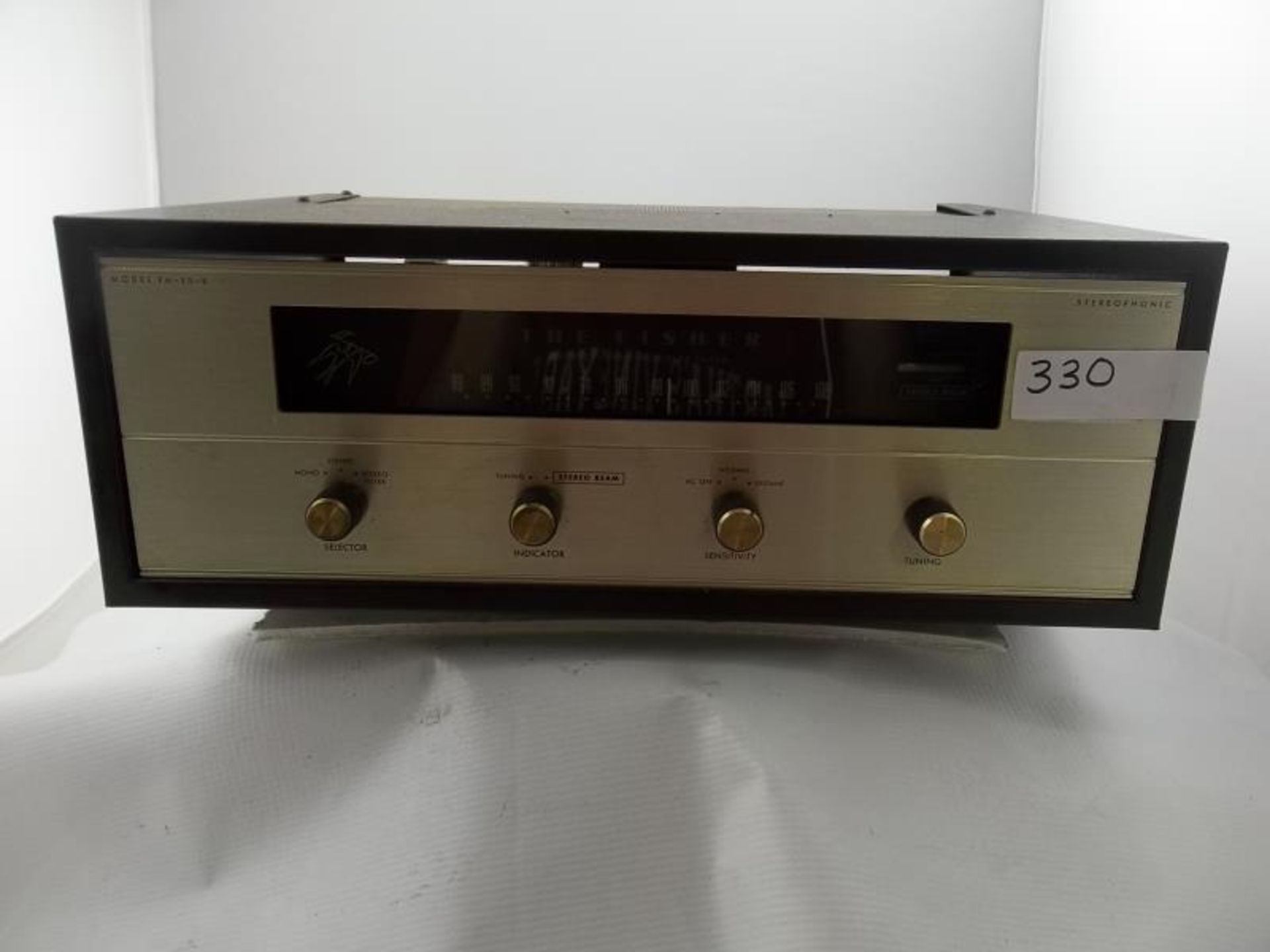 The Fisher model FM 50-B tuner, in case, s#2482E