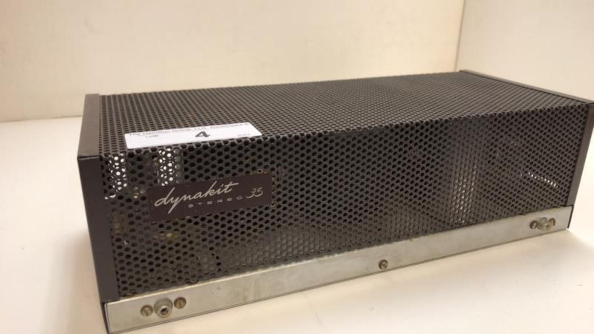 Dynaco dynakit stereo 35 tube amp, with cage - Image 3 of 5