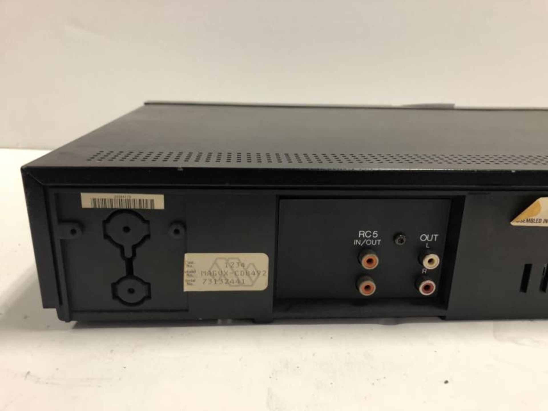 Magnavox Compact Disc Player, CDB492, tested - powers up - Image 5 of 5