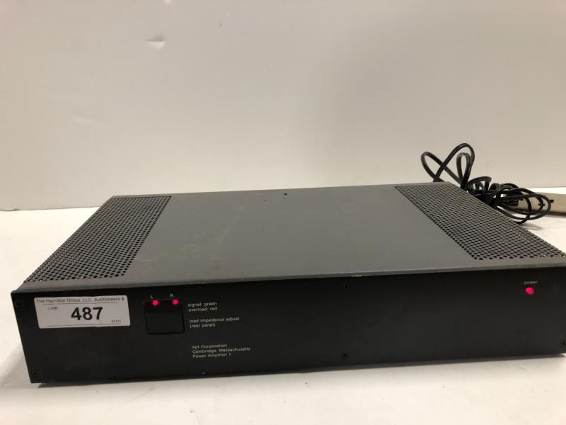 Apt Corp Power Amp 1, tested - powers up