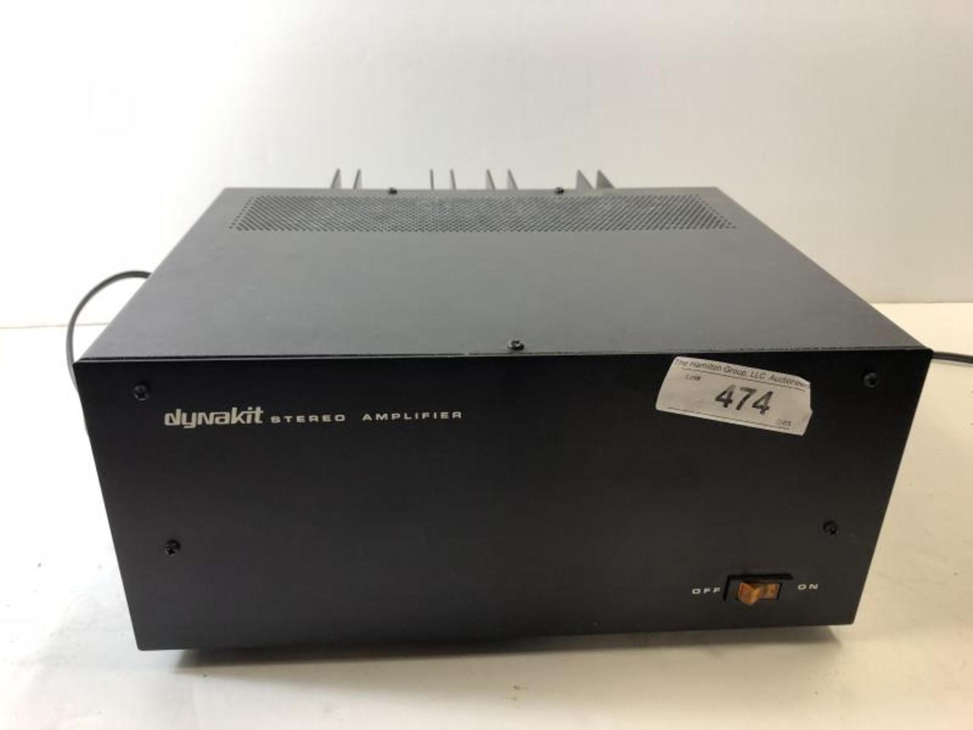 Dynakit stereo amplifier, tested - powers up