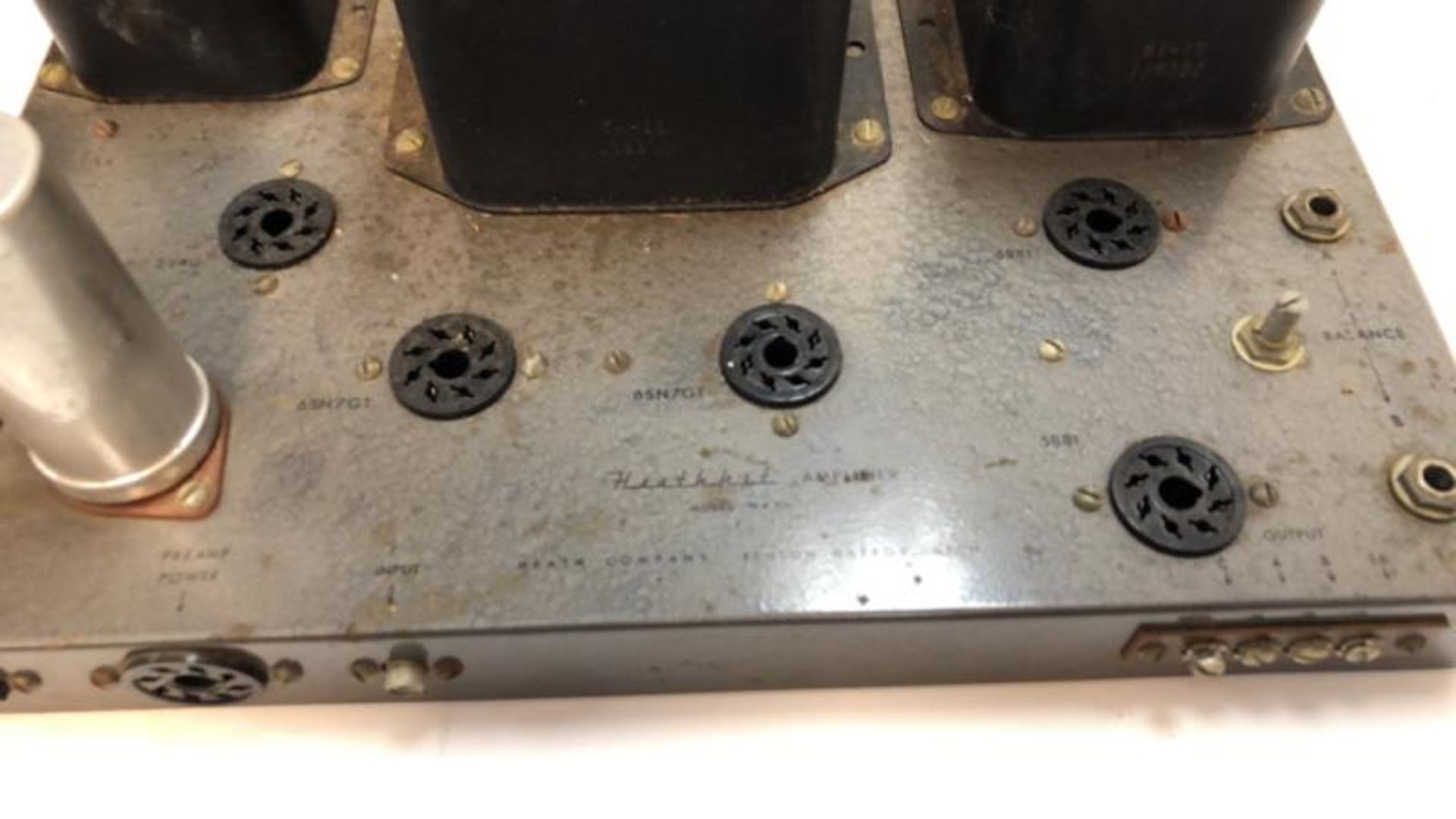 Heathkit amp, model W4-AM, Heath Co no tubes - Image 2 of 5