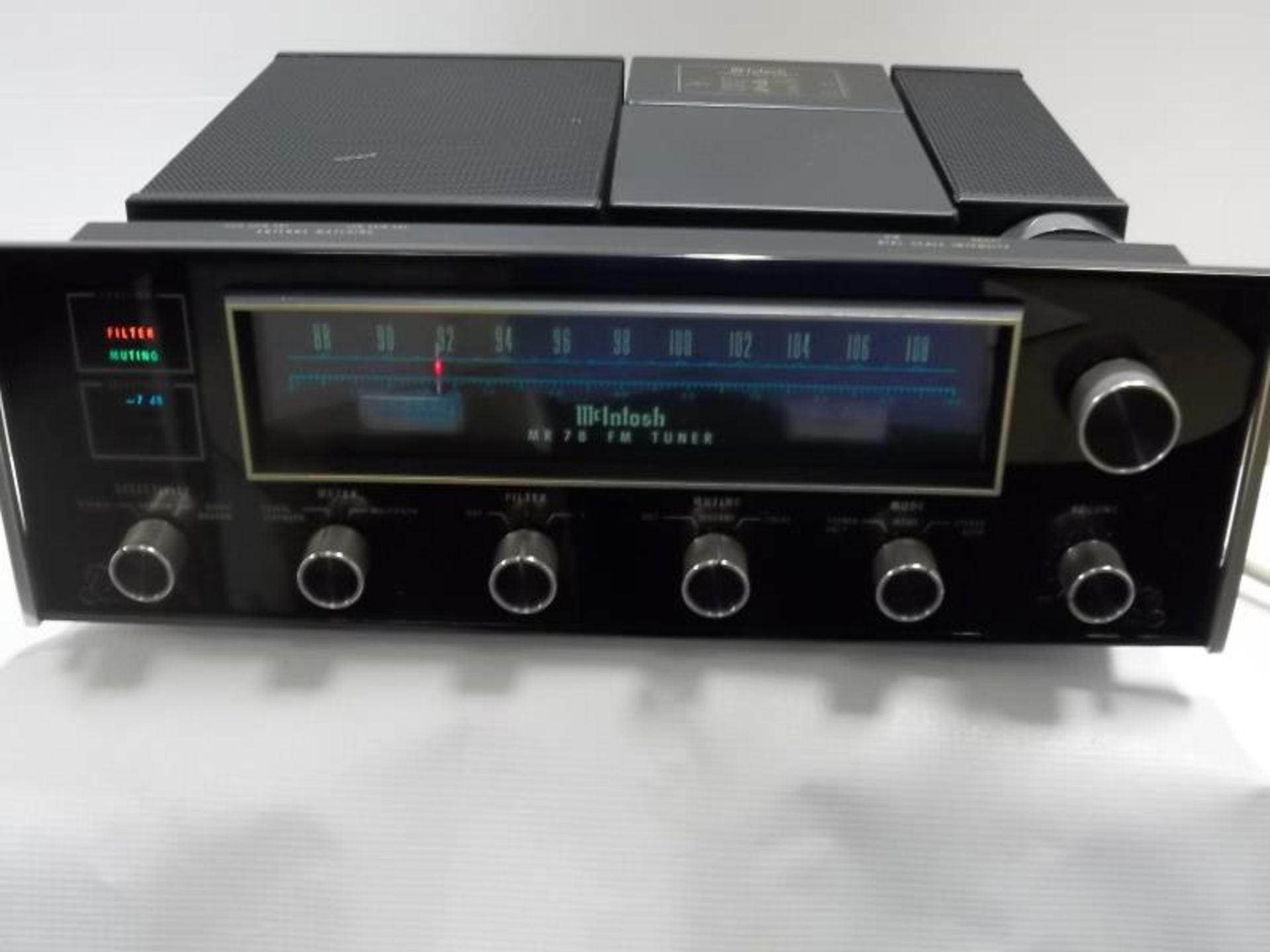 McIntosh MR 78, FM Tuner, with cage, no case, with service contract and owner's manual, in