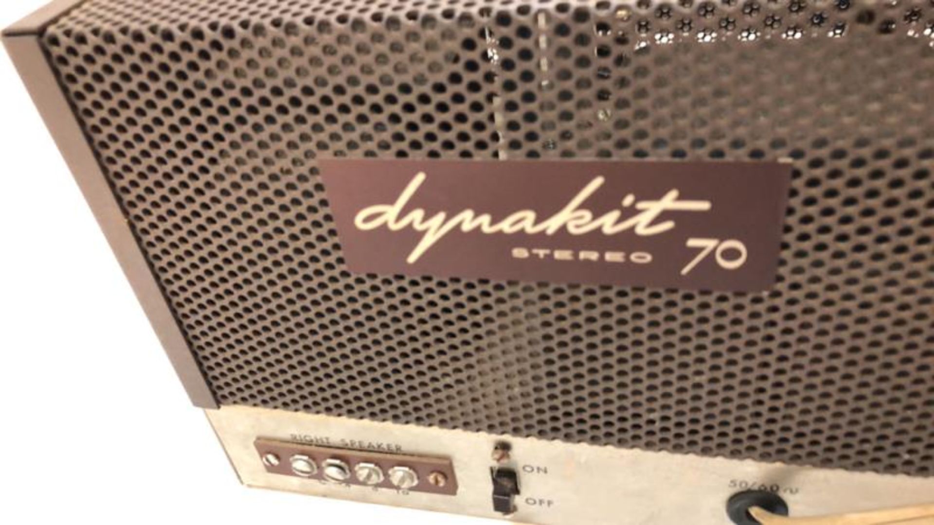 dynakit stereo 70 tube amp, w/ tubes and extra dynaco cage - Image 5 of 7