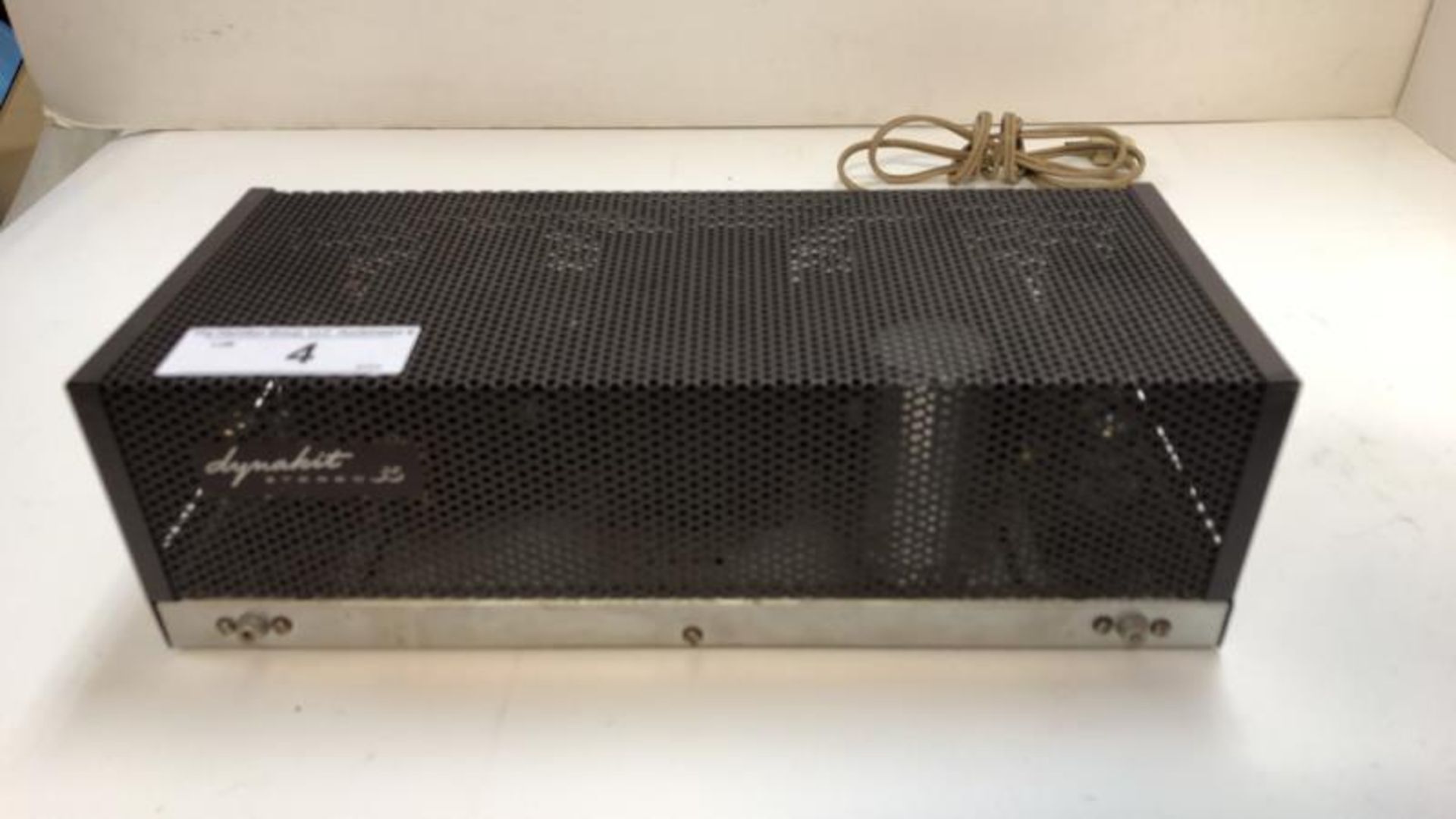 Dynaco dynakit stereo 35 tube amp, with cage