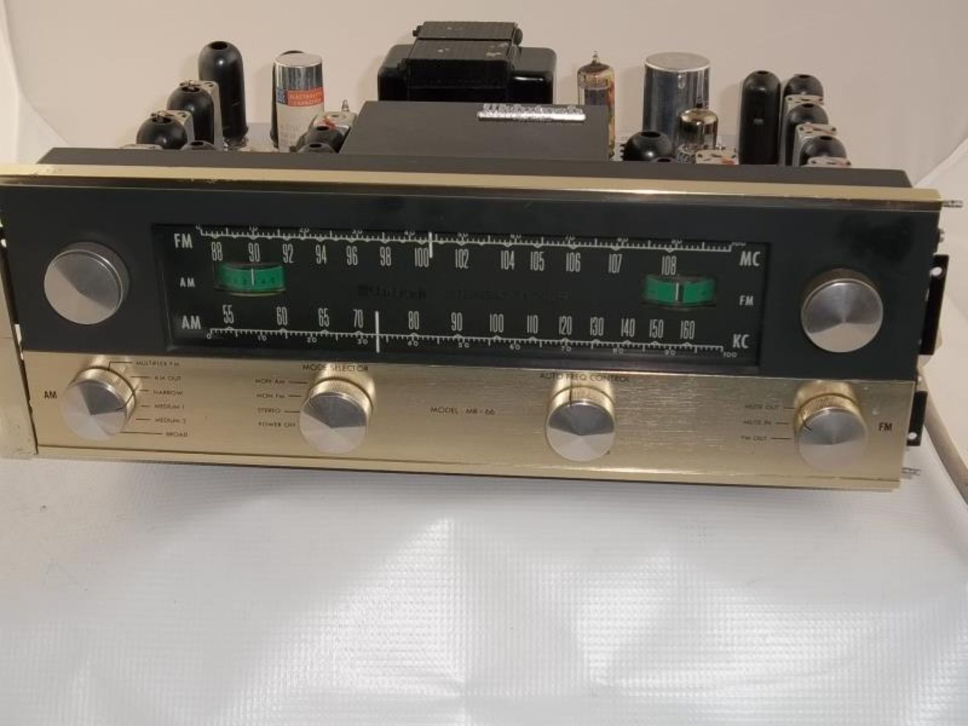 McIntosh MR 66, FM Stereo Tuner, no case, s # 1N239, tested - powers up - Image 2 of 3