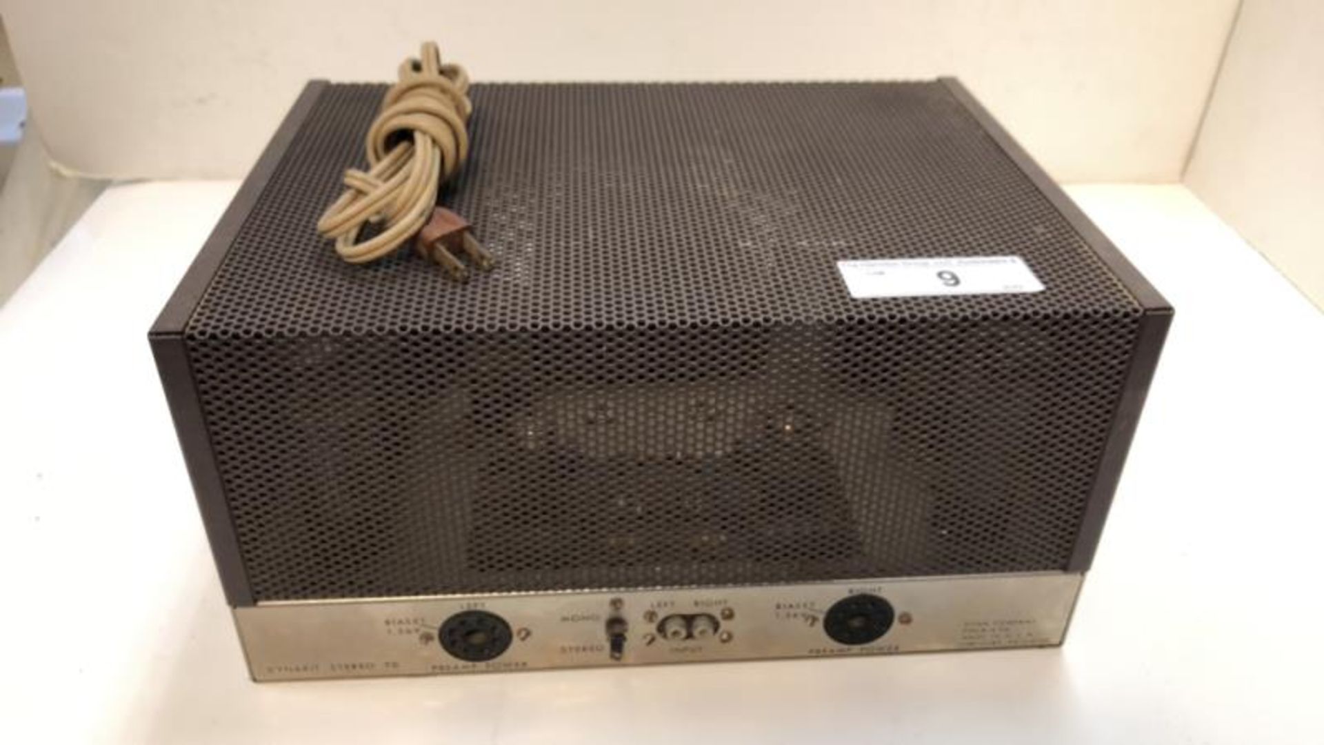 dynakit stereo 70 tube amp, w/ tubes and extra dynaco cage