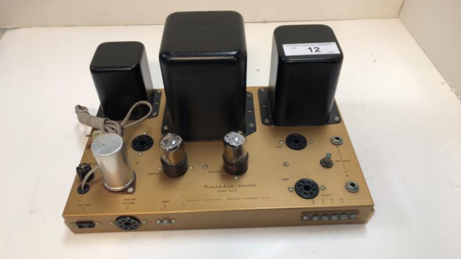 Heathkit amp, model W4-AM, Heath Co, missing tubes - Image 6 of 9