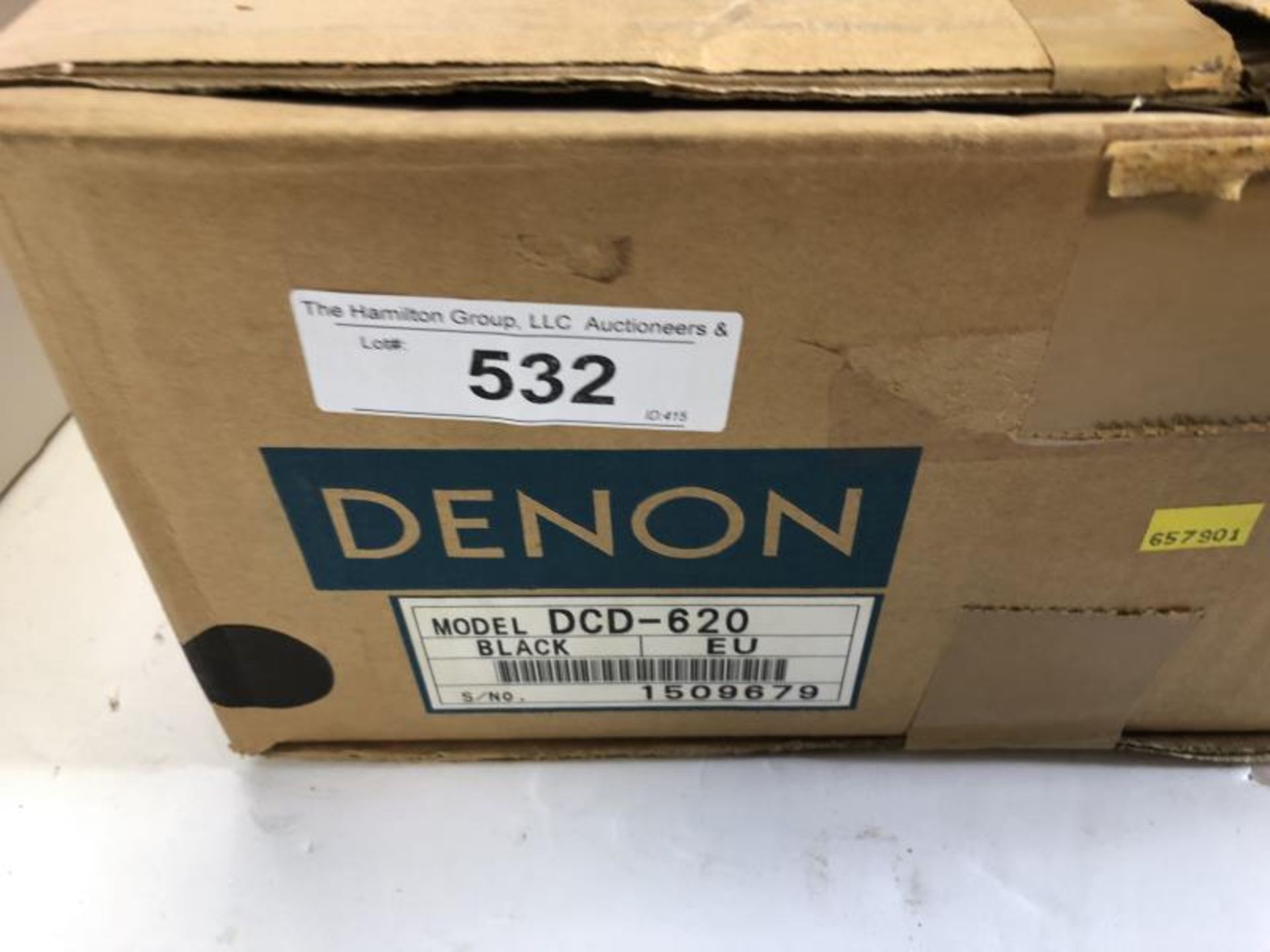 Denon model DCD 620 CD player, with remote, in orig box, tested - powers up - Image 6 of 6
