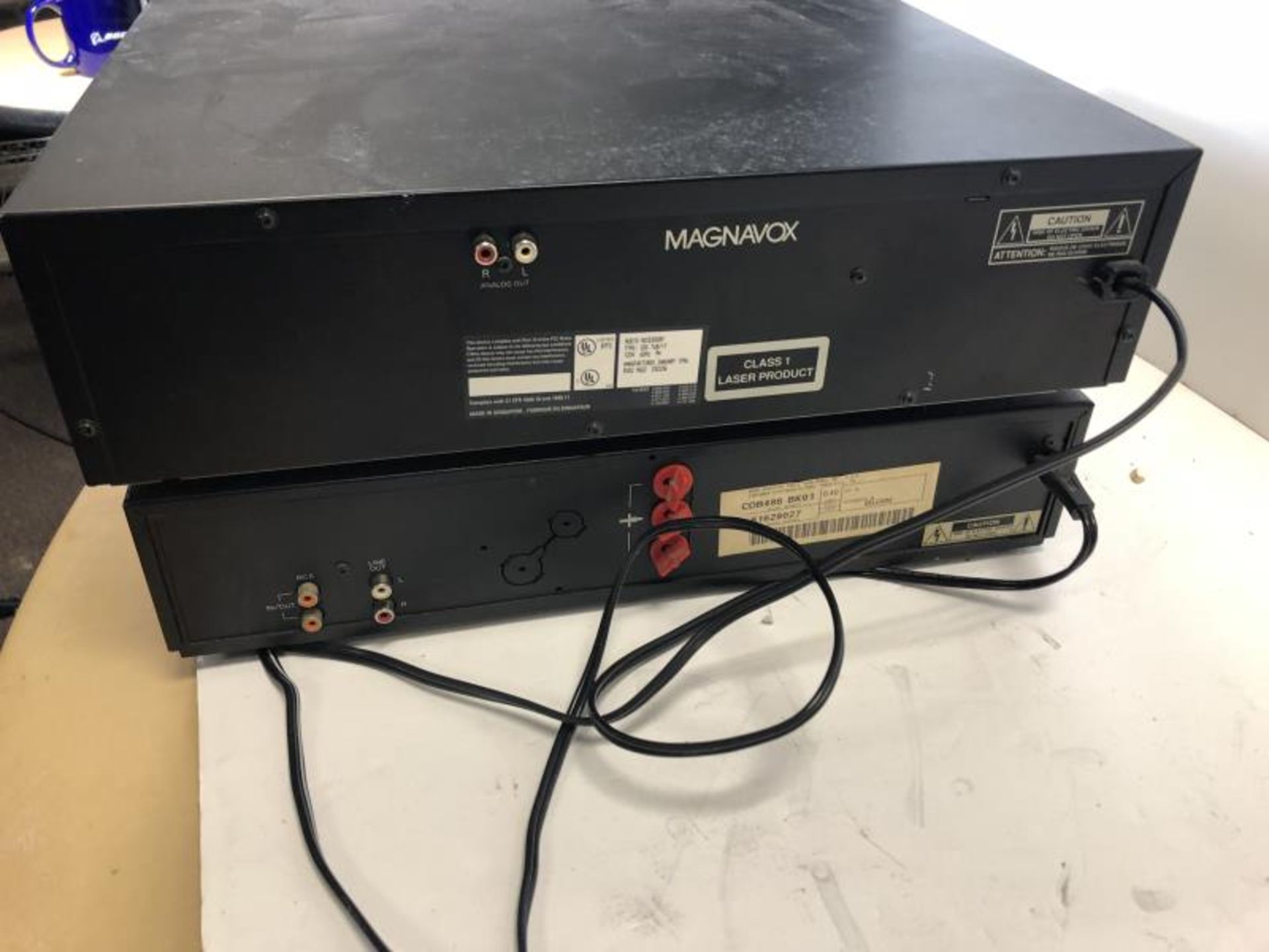 2 Magnavox Compact Disc Changers, CDC748 and CDB486, tested - powers up - Image 6 of 6