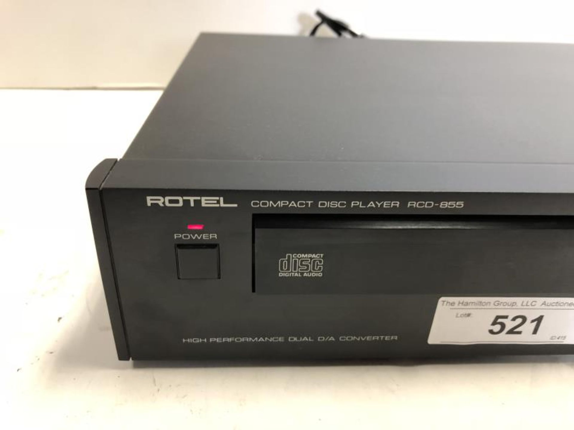 Rotel RCD 855 compact disc player dual converter, tested - powers up - Image 2 of 5