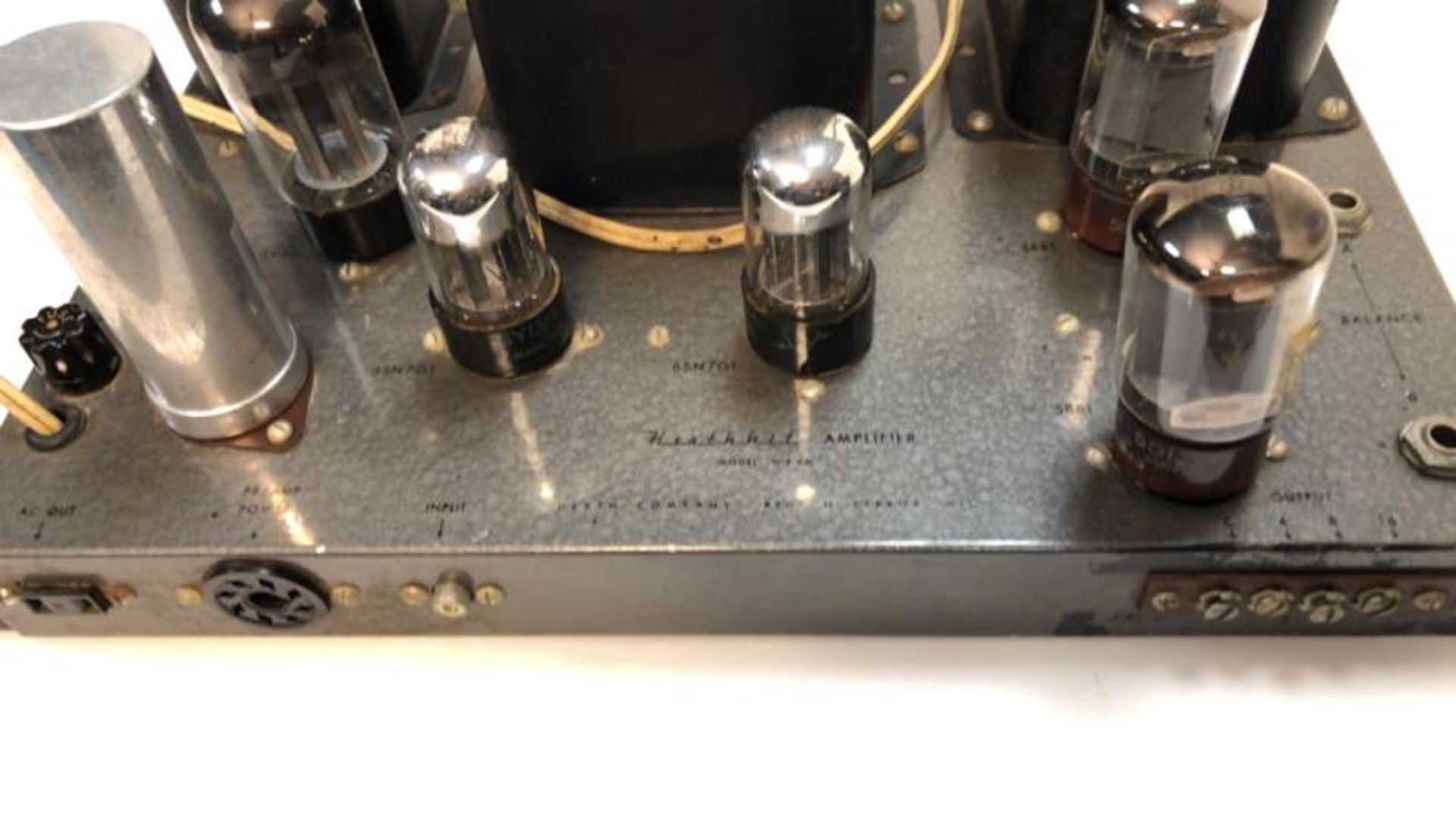 Heathkit amp, model W4-AM, Heath Co, w tubes - Image 2 of 7