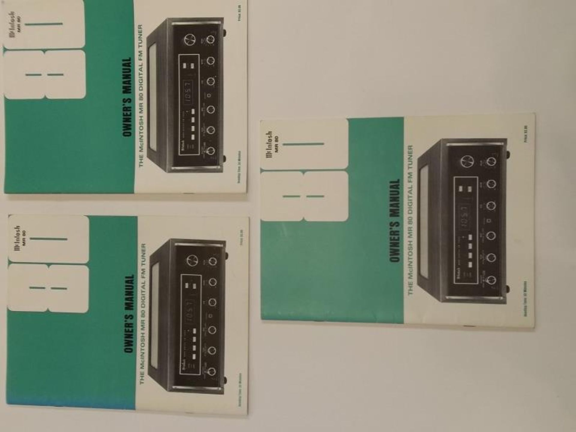 Lot of 12 McIntosh owner's manual (3) for preamp (1) C29, (2) C32, and (7) FM Stereo Tuner owner's - Image 4 of 4