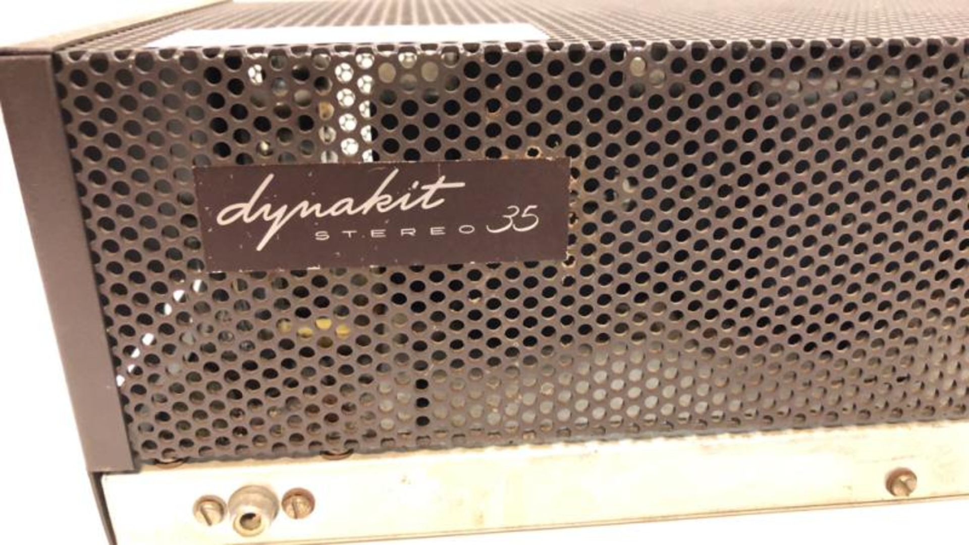Dynaco dynakit stereo 35 tube amp, with cage - Image 2 of 5
