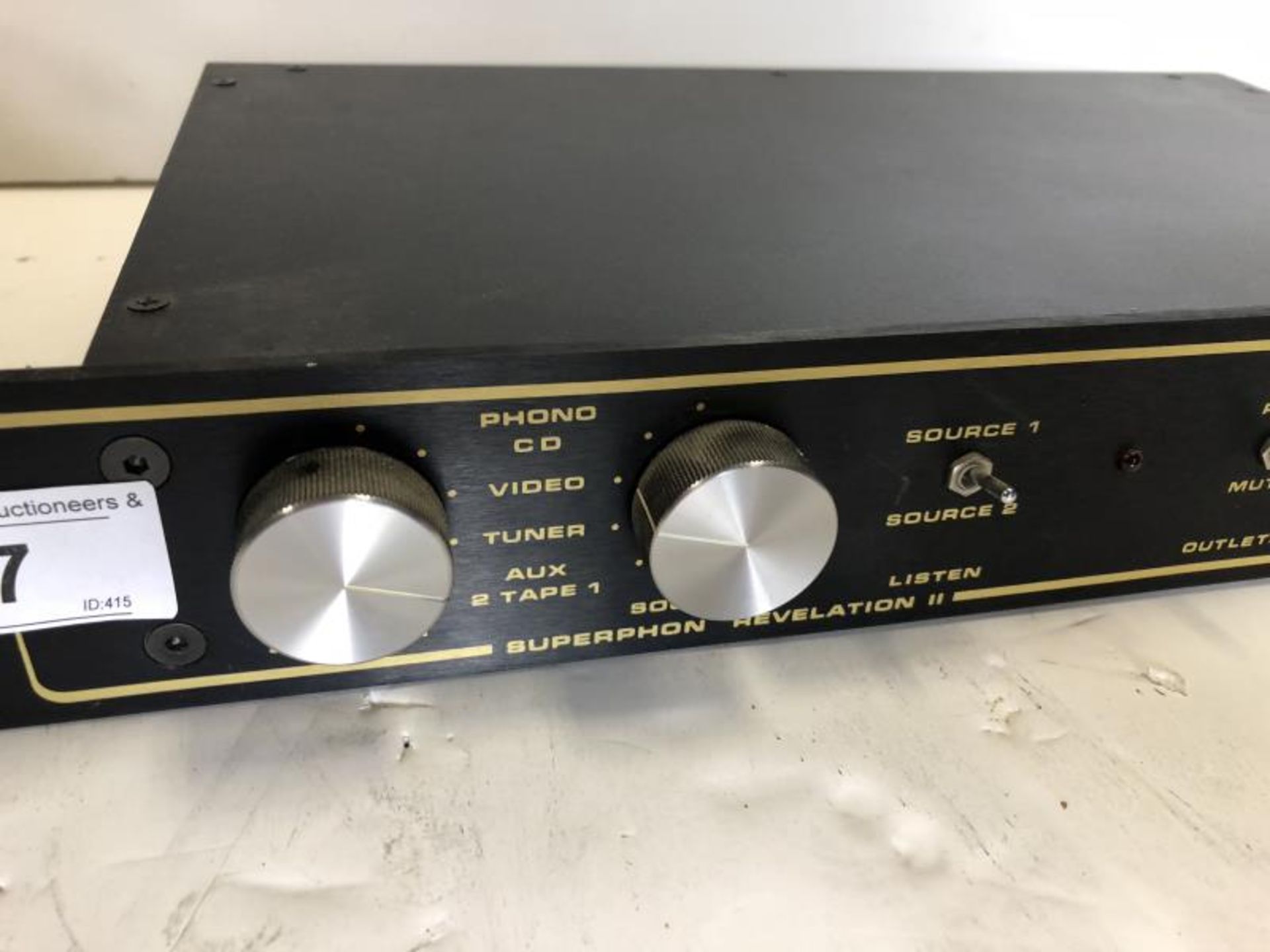 Super Phon Revelation II pre amp, with rack mount - Image 3 of 6