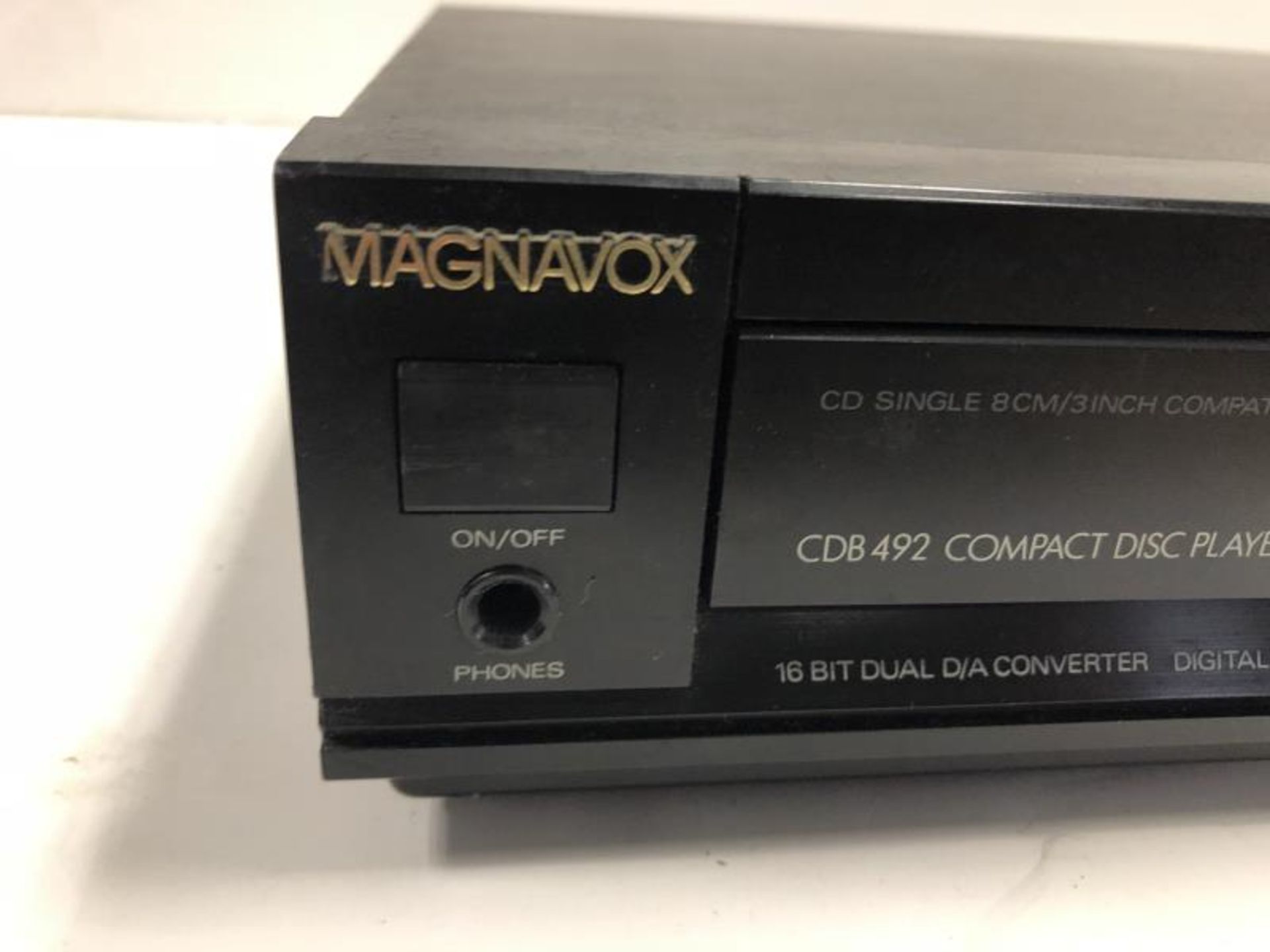 Magnavox Compact Disc Player, CDB492, tested - powers up - Image 3 of 5