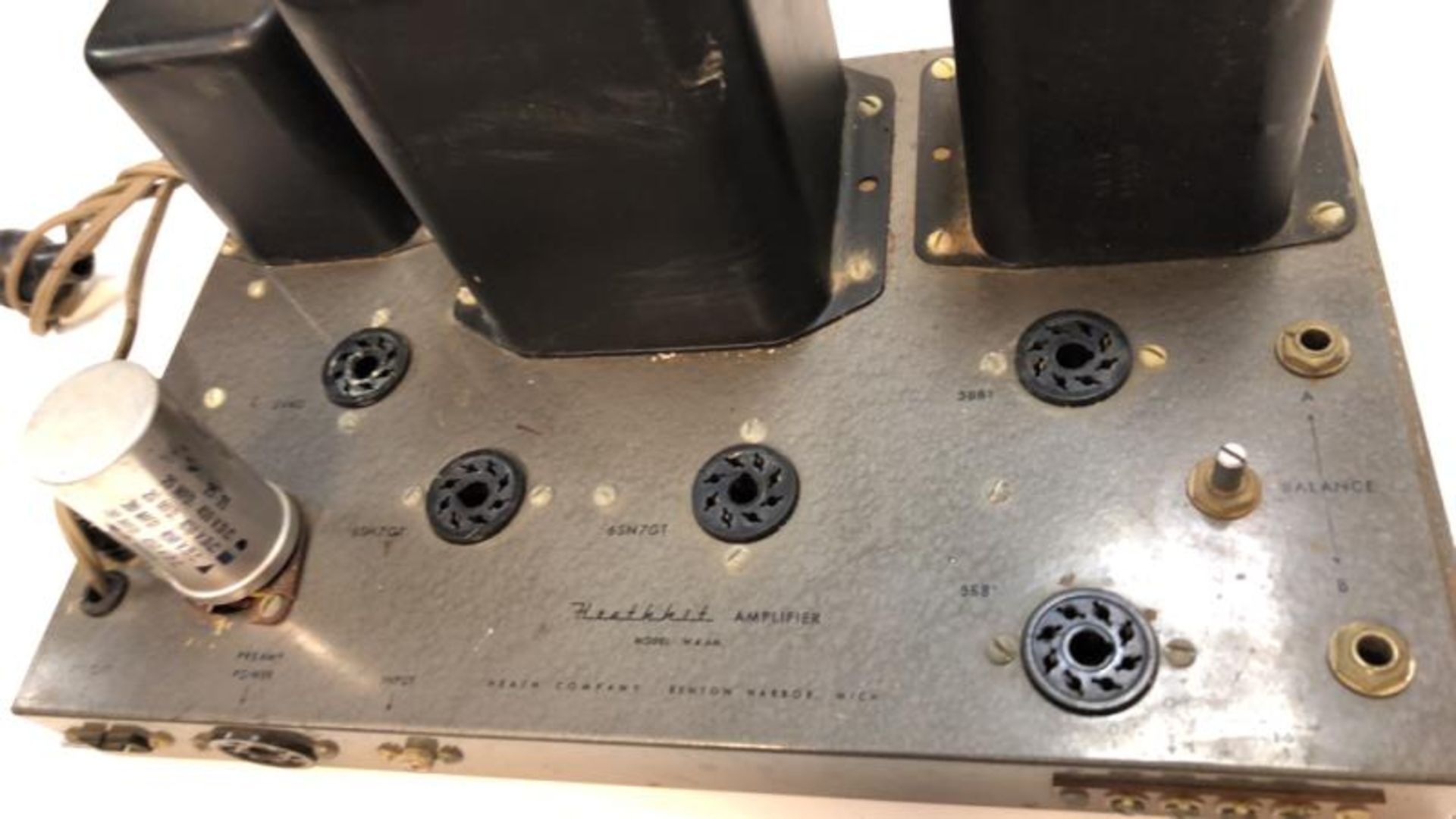 Heathkit amp, model W4-AM, no tubes - Image 3 of 6