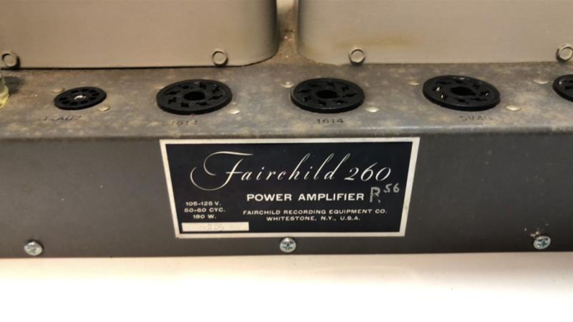 Fairchild 260 power amp, no tubes, no cage, tested- powers up - Image 3 of 5