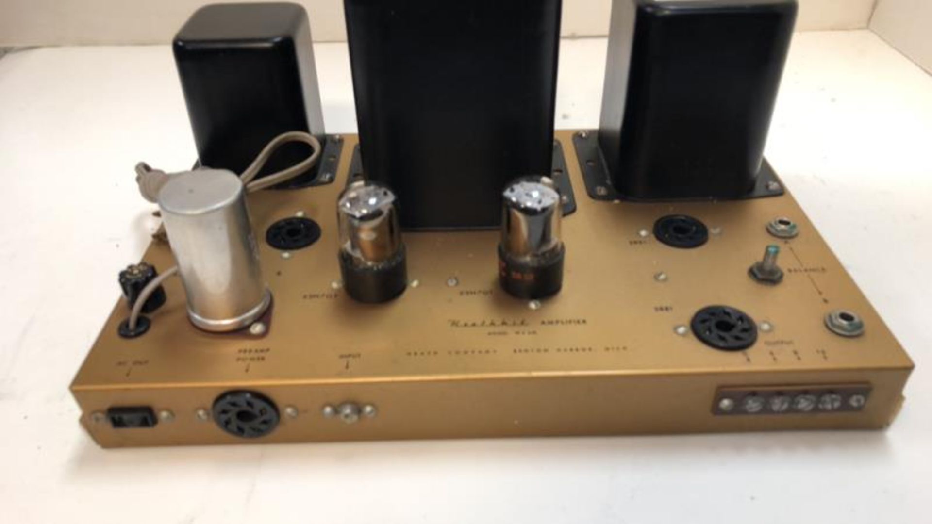 Heathkit amp, model W4-AM, Heath Co, missing tubes - Image 7 of 9