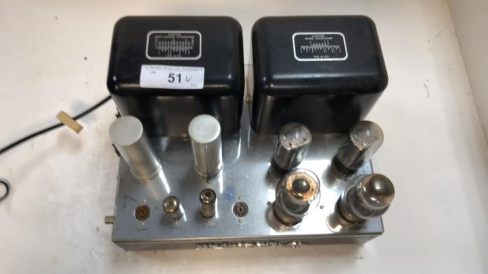 McIntosh MC 60, stereo tube power amp, missing tubes, pitted, tested - powers up - Image 2 of 6