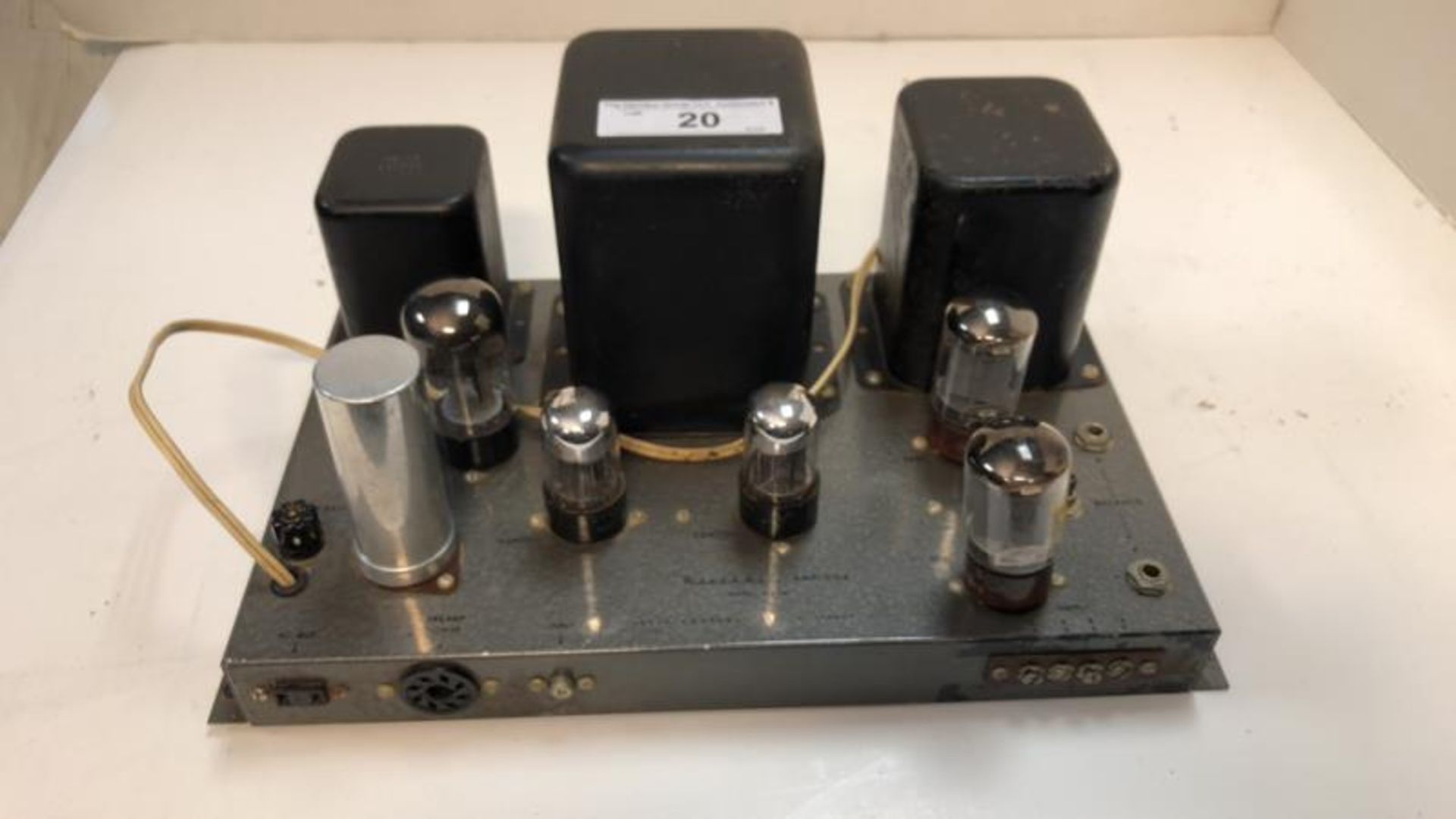 Heathkit amp, model W4-AM, Heath Co, w tubes