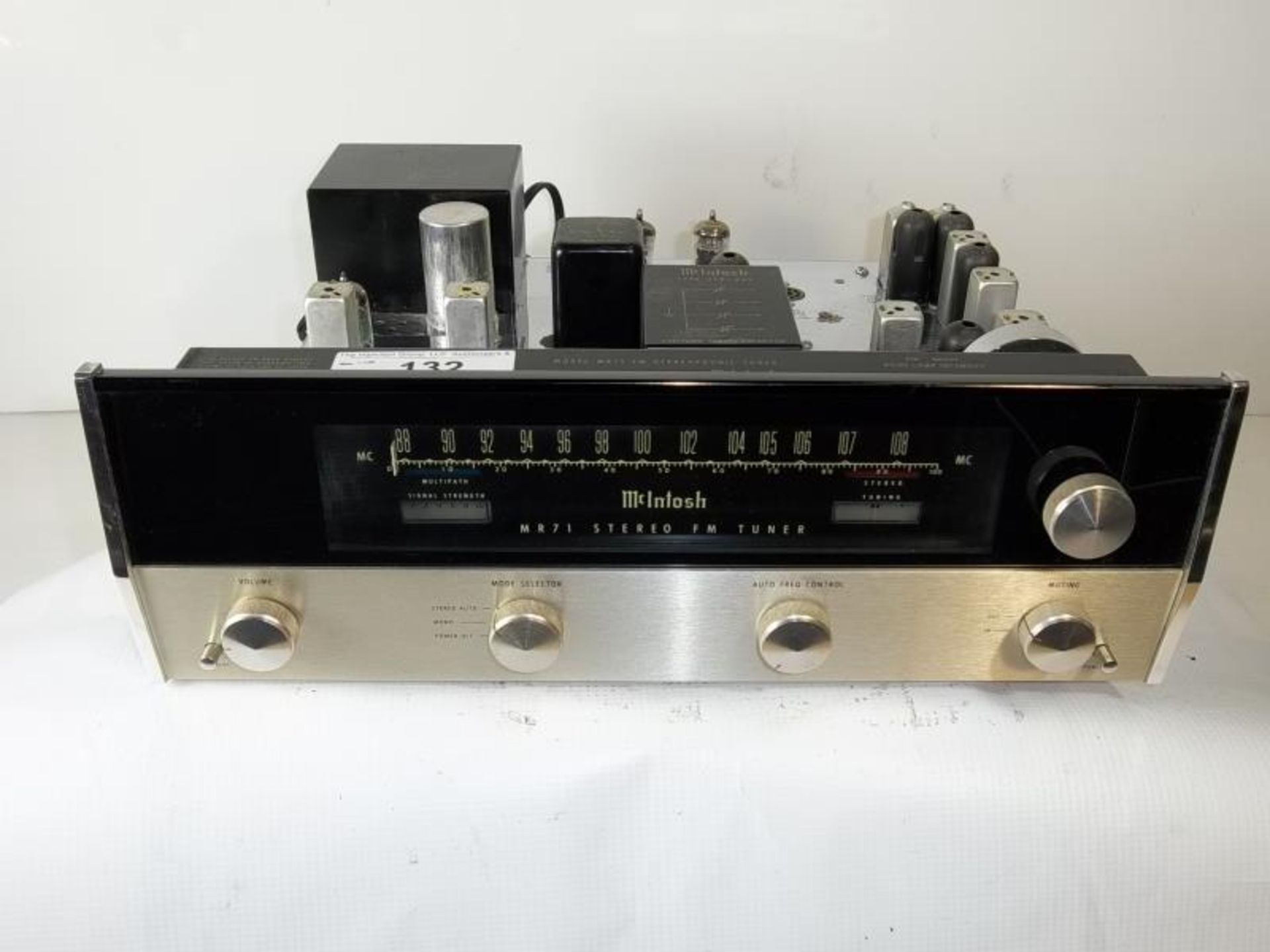 McIntosh MR-71 Stereo FM Tuner, parts only, missing tubes, no case, s # 66B29 - did not test