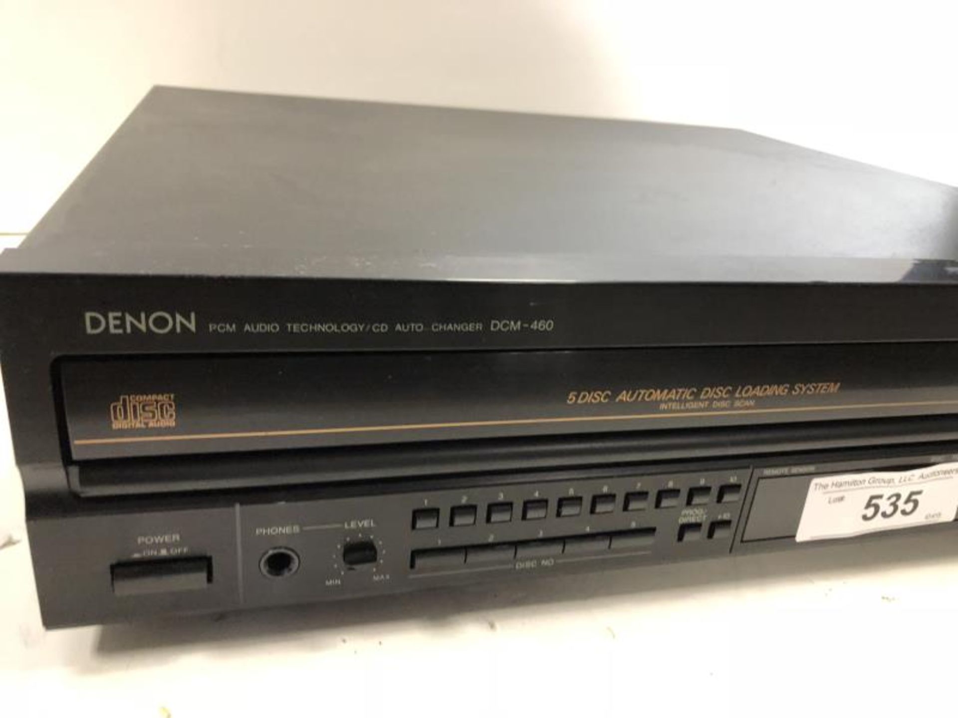 Denon model DCM 460 CD player, tested - powers up - Image 2 of 6