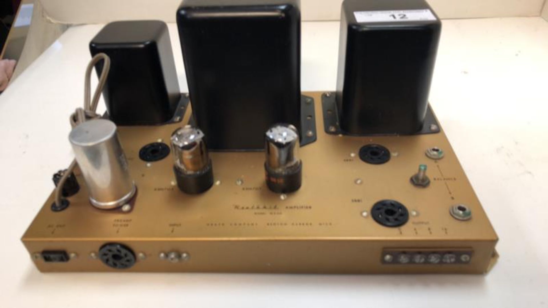 Heathkit amp, model W4-AM, Heath Co, missing tubes - Image 2 of 9