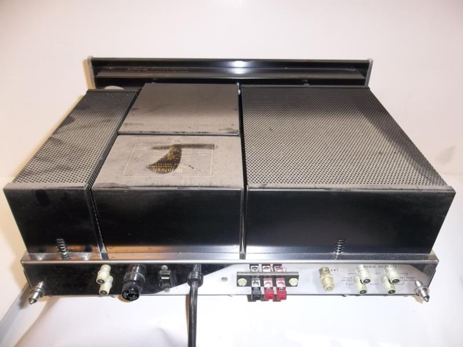 McIntosh MR 78, FM Tuner, with cage, wood case, in McIntosh cardboard box, s # AD2300, tested - - Image 5 of 7