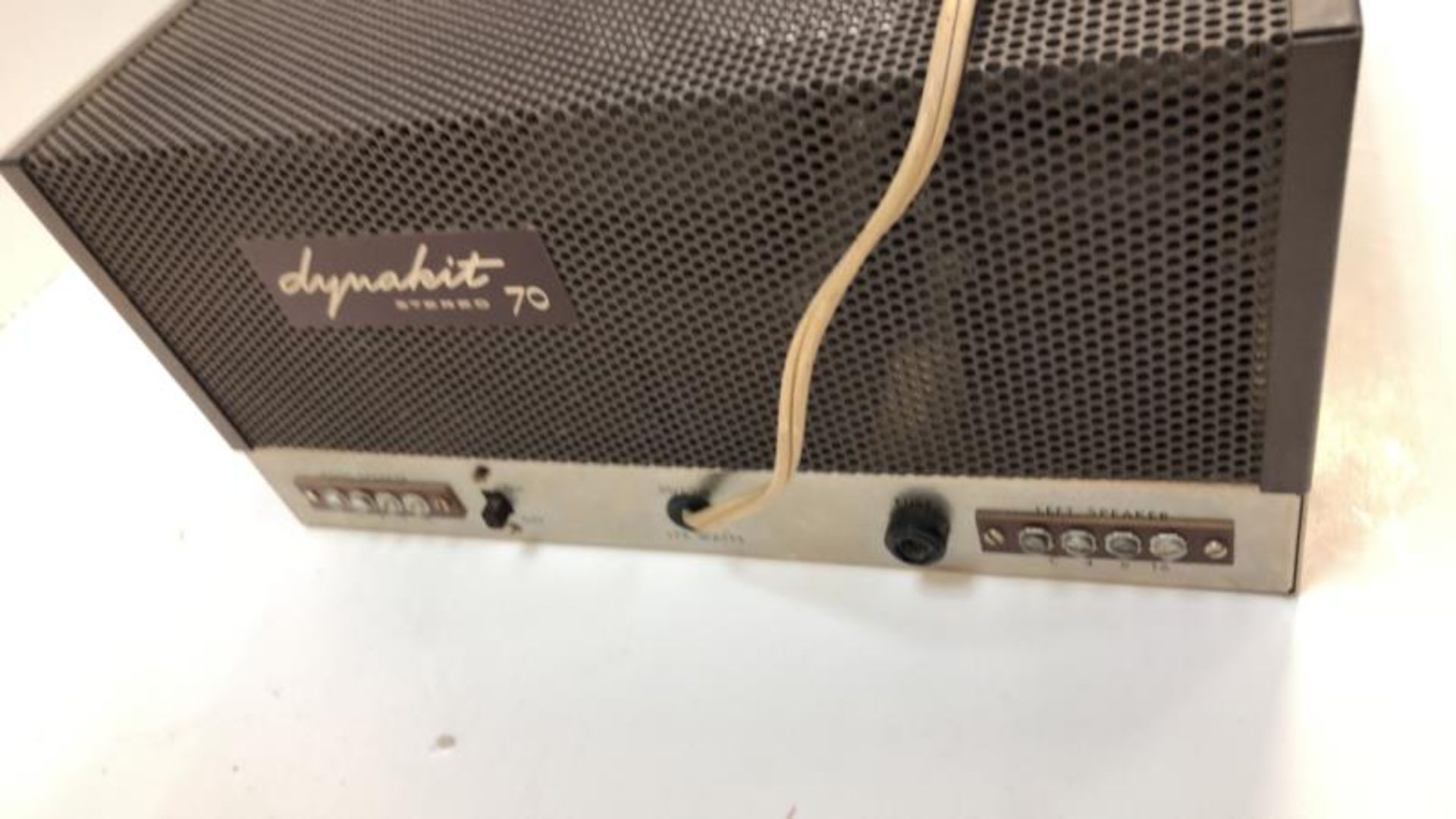 dynakit stereo 70 tube amp, w/ tubes and extra dynaco cage - Image 4 of 7