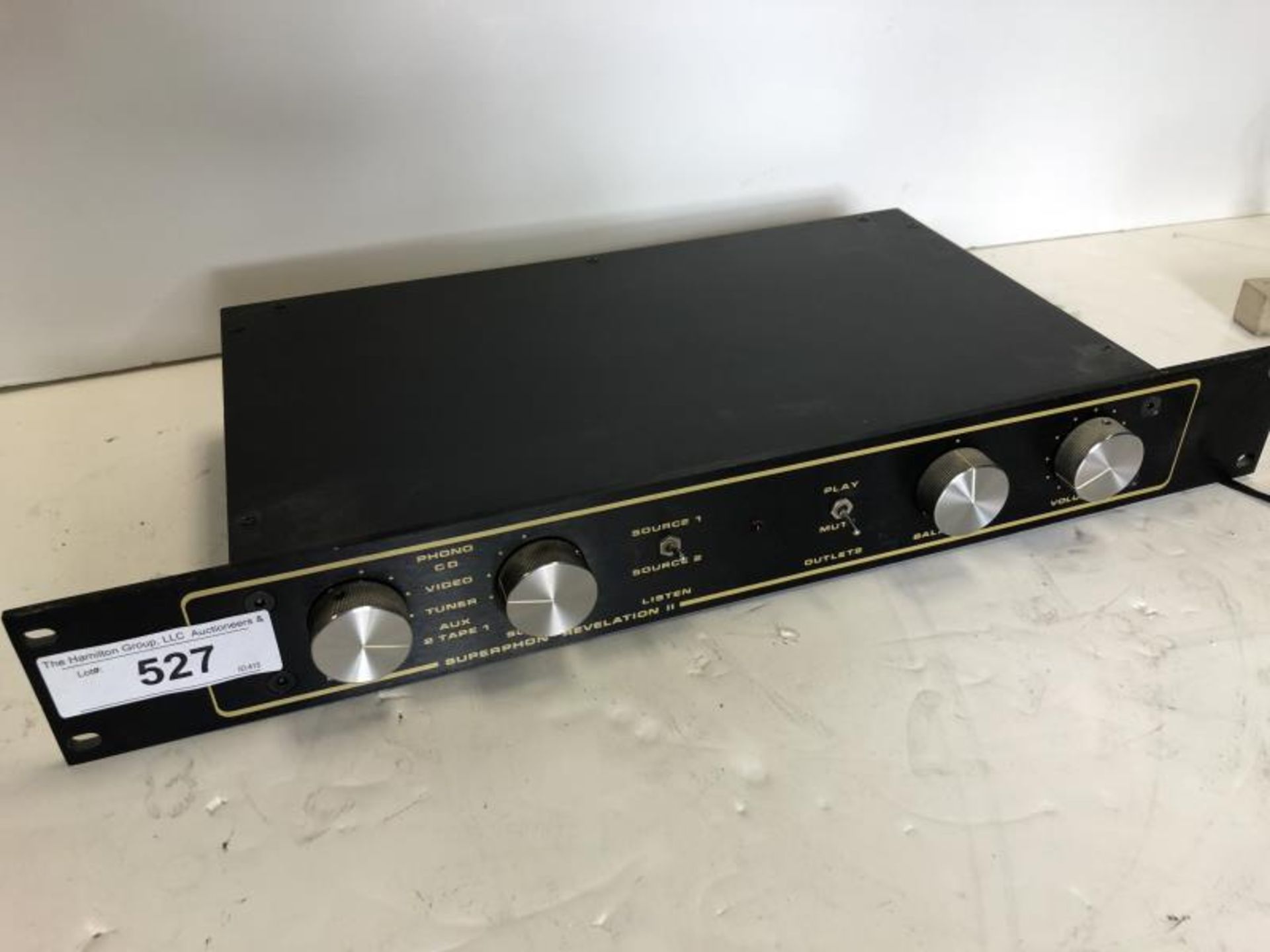 Super Phon Revelation II pre amp, with rack mount - Image 2 of 6