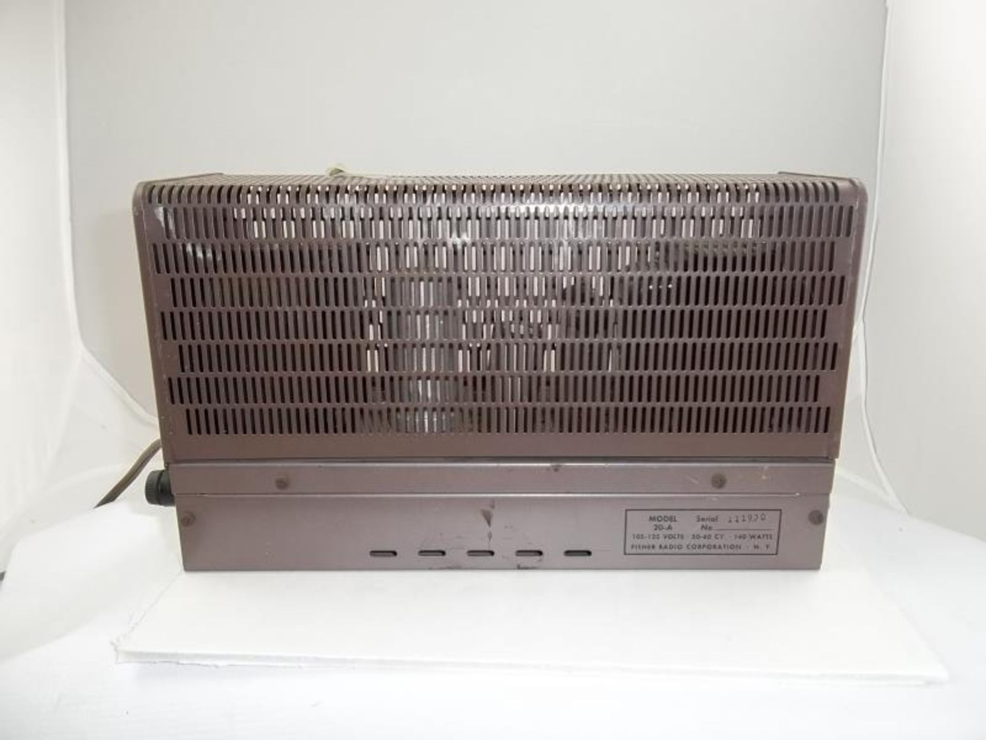 The Fisher model 20-A amp, s# 111930 - Image 3 of 5