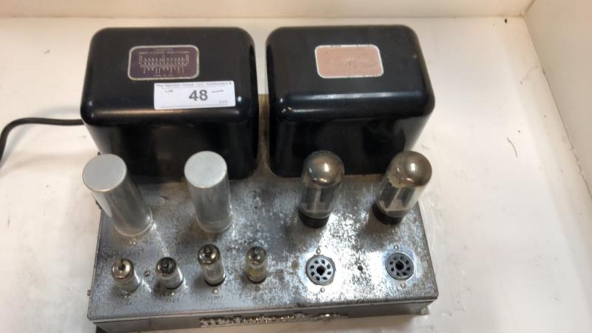 McIntosh MC 60, stereo tube power amp, missing tubes, pitted, tested - does not work - Image 2 of 7