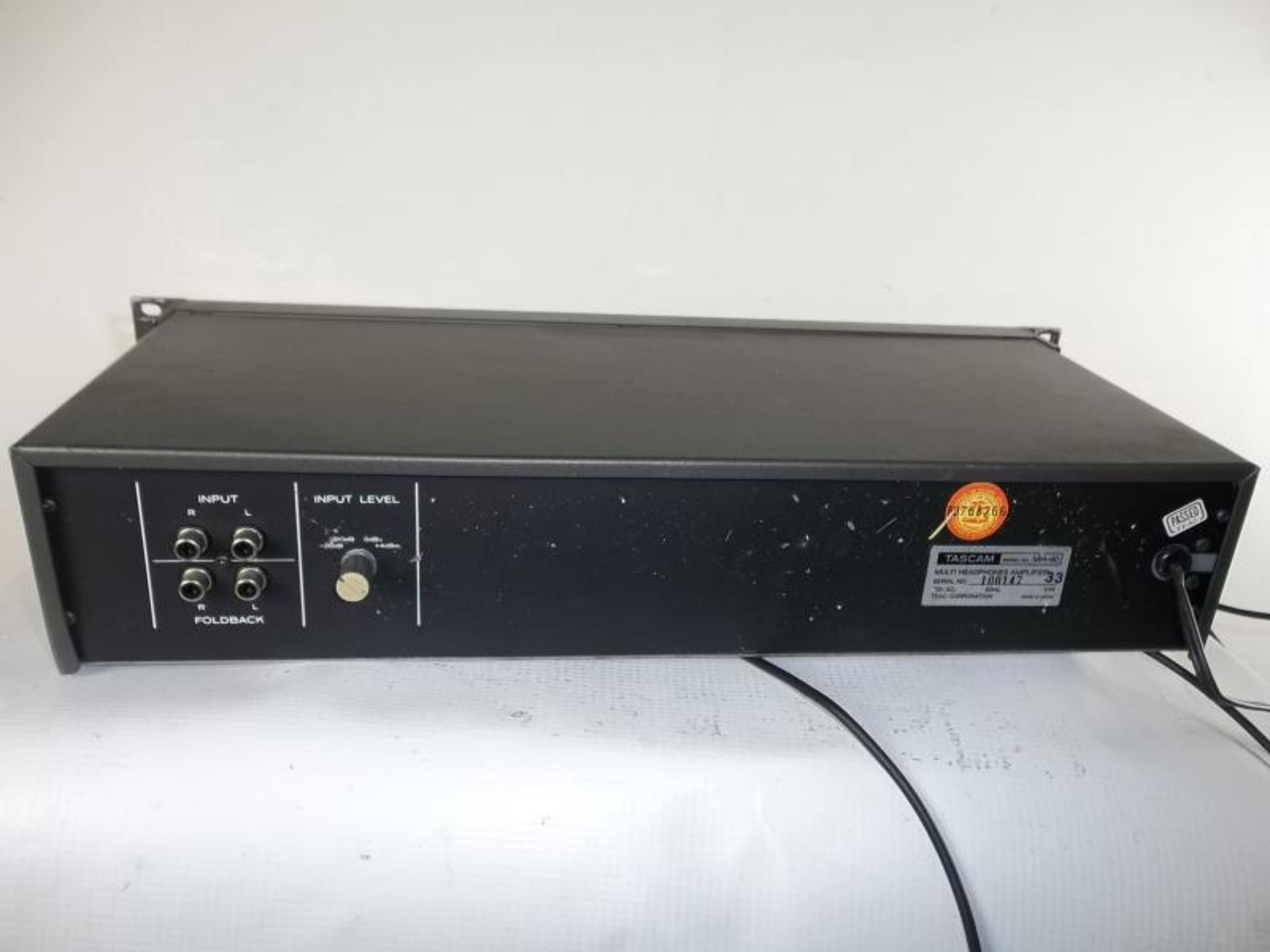 Tascam MH-40 Multi Headphone Amp, s# 100147, rack mountable, tested - powers up - Image 3 of 5