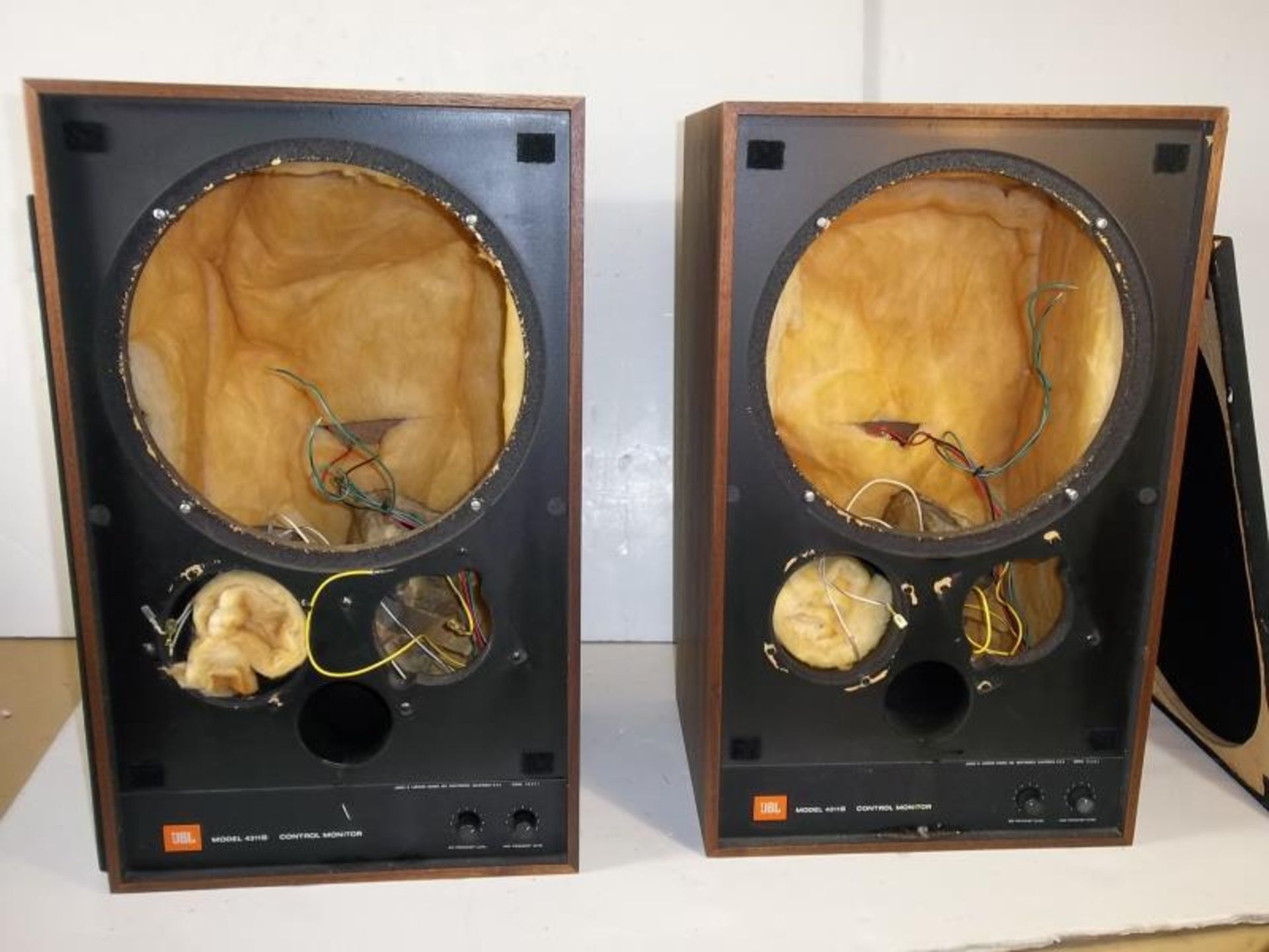 2 JBL Speaker Cabinets Only, Model 4311B, control monitor, no insides - Image 3 of 3