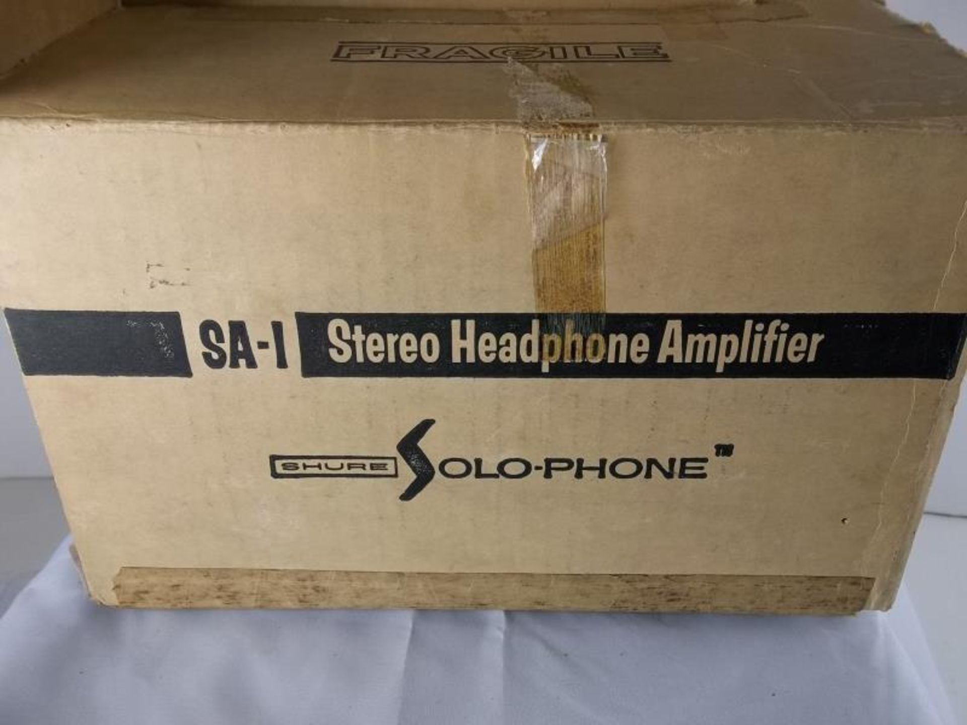 Shure Solo-phone stereo headphone amp SA-1, in orig box - Image 6 of 6
