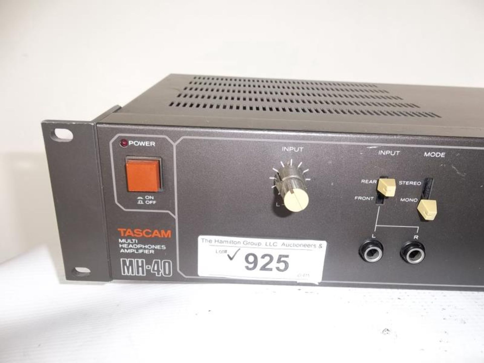 Tascam MH-40 Multi Headphone Amp, s# 280129, rack mountable, tested - powers up - Image 2 of 4