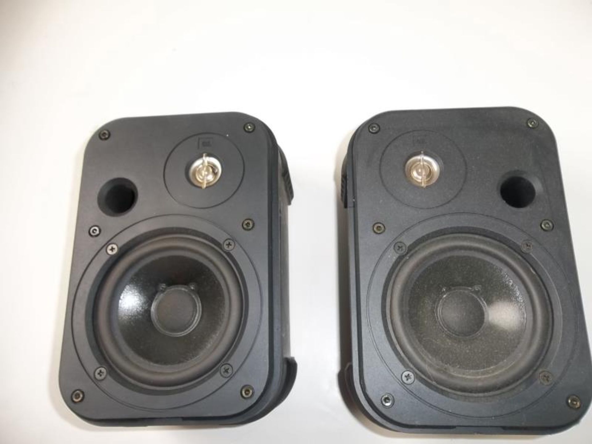 2 JBL speakers in black cases, Control LA, 071220383, 5.5" x 5.5" x 9" h - Image 4 of 6